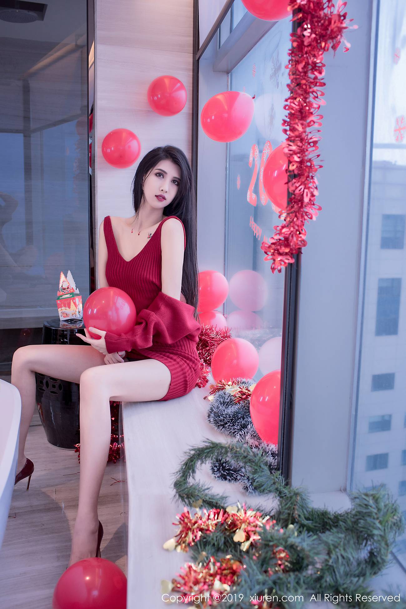 图片[77]-[Xiuren秀人网]XR20191223N01871 2019.12.23 NO.1871 黑色蝴蝶结轻纱圣诞装 葛征Model[81+1P] – 速更版-美库