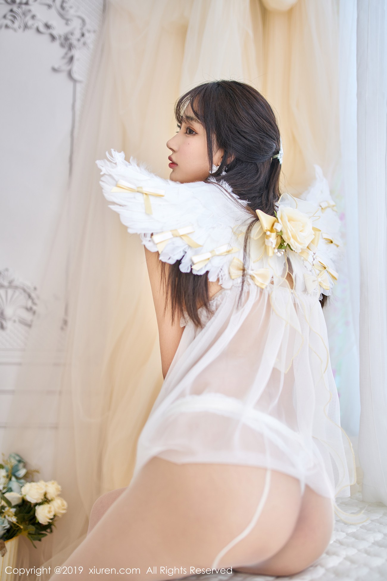 图片[20]-[Xiuren秀人网]XR20191219N01867 2019.12.19 NO.1867 朦胧透视的薄纱内衣装扮 Betty林子欣[41+1P] – 速更版-美库