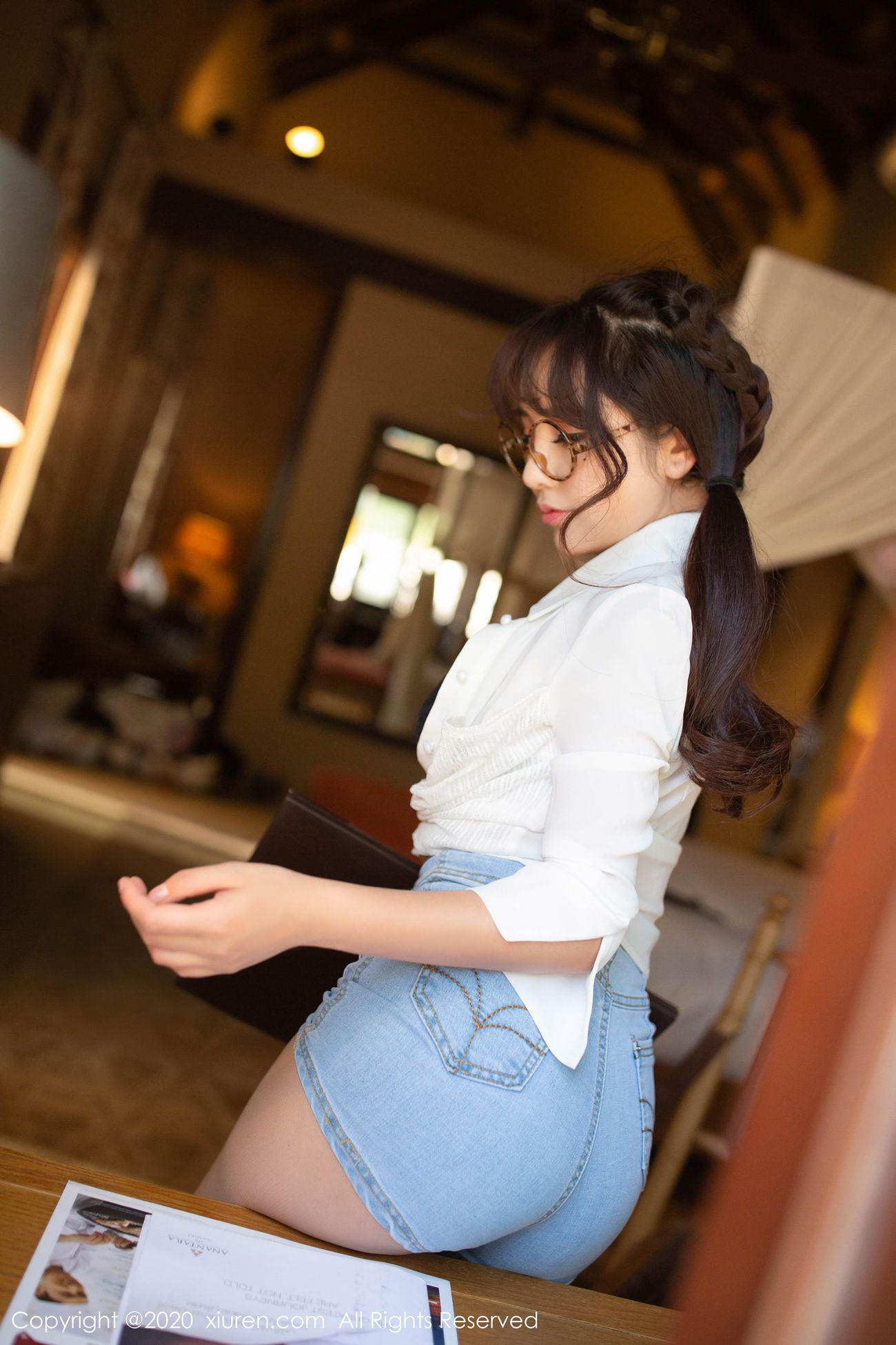 图片[52]-[Xiuren秀人网]XR20200108N01910 2020.01.08 NO.1910 牛仔裤丝袜性感美臀诱惑 陶喜乐_lele[78+1P] – 速更版-美库