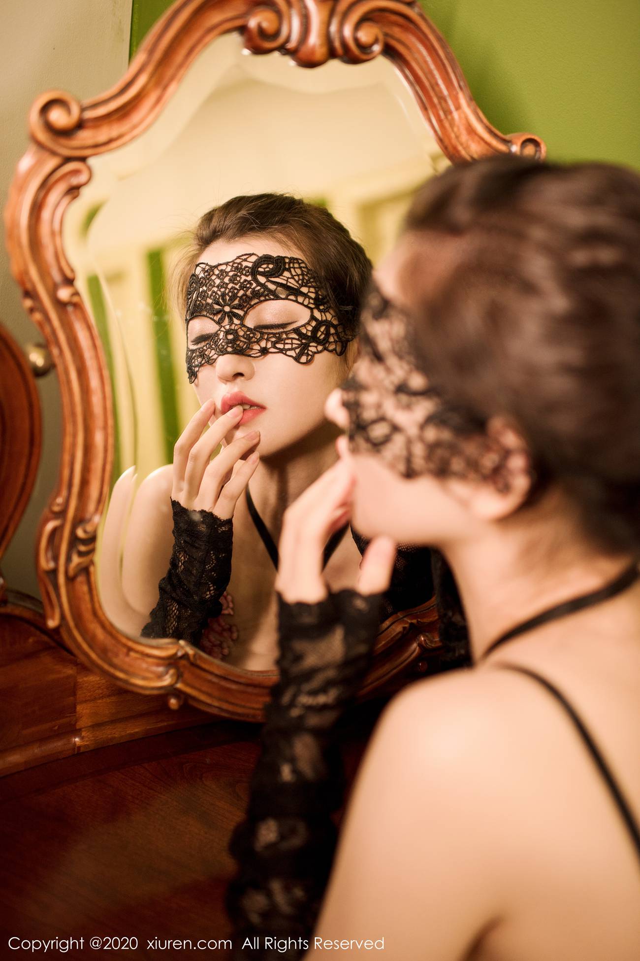 图片[31]-[Xiuren秀人网]XR20200112N01923 2020.01.12 NO.1923 黑丝蕾丝面罩 沈梦瑶[40+1P] – 速更版-美库