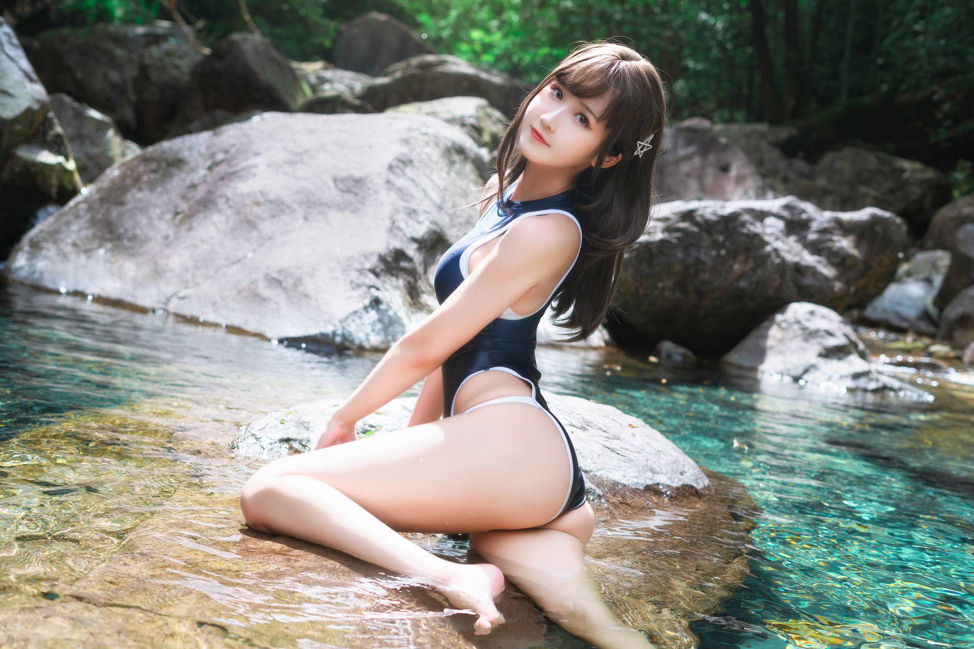 图片[22]-三度_69  – 竞泳[21P] – 速更版-美库