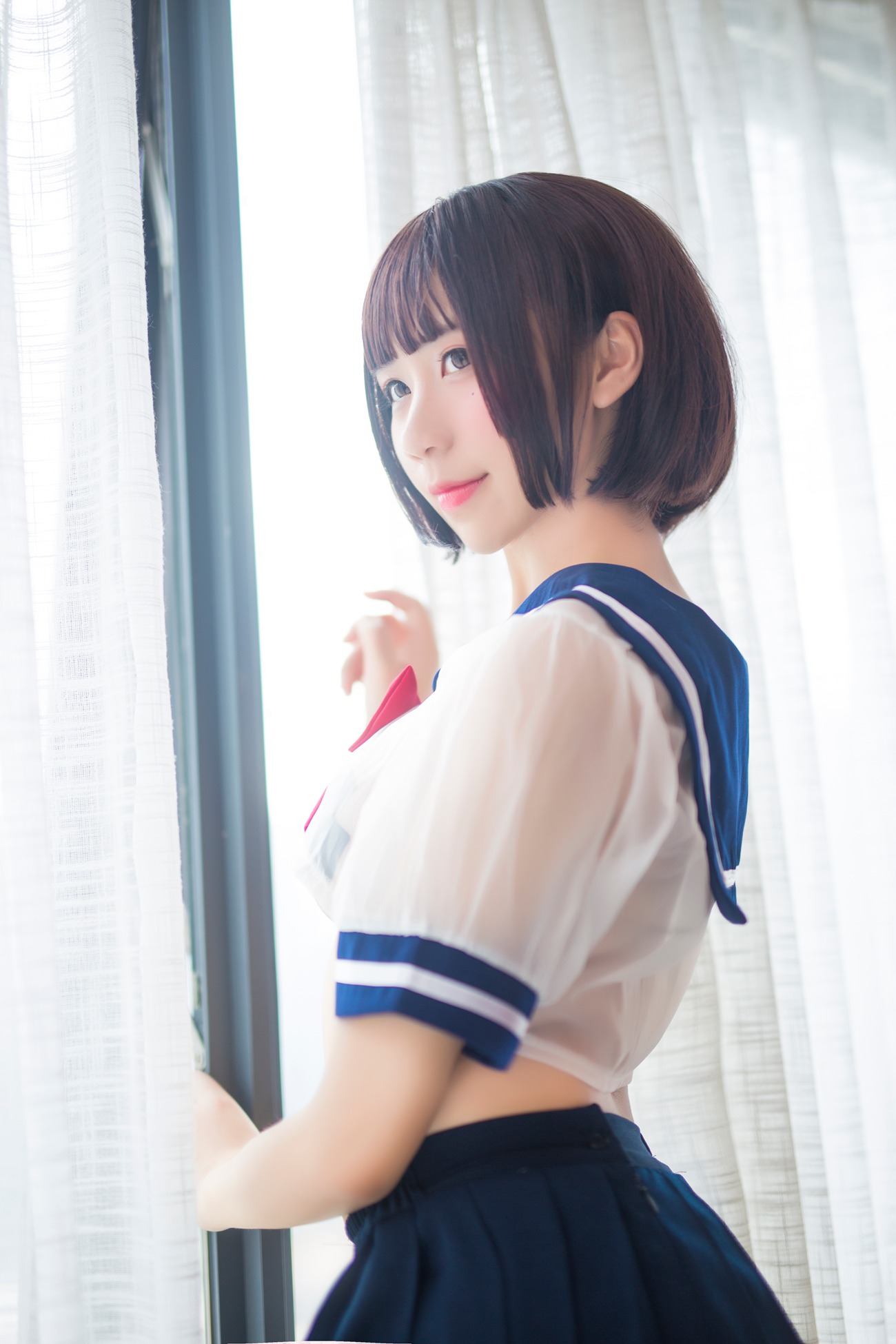 图片[22]-九曲Jean – JK透明制服[21P] – 速更版-美库