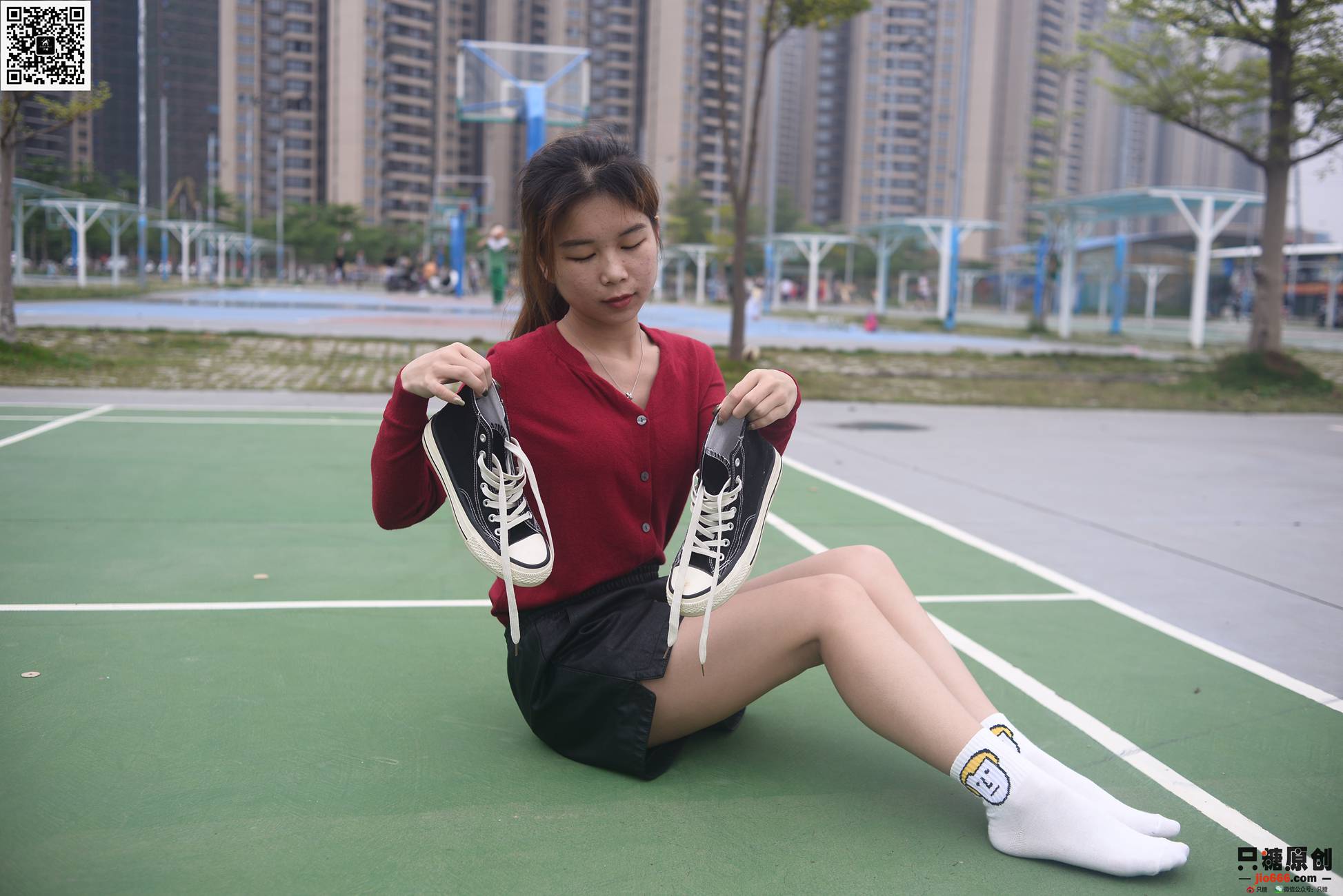 图片[19]-[只糖棉袜]NO.294 小茜 追赶日落[152P] – 速更版-美库