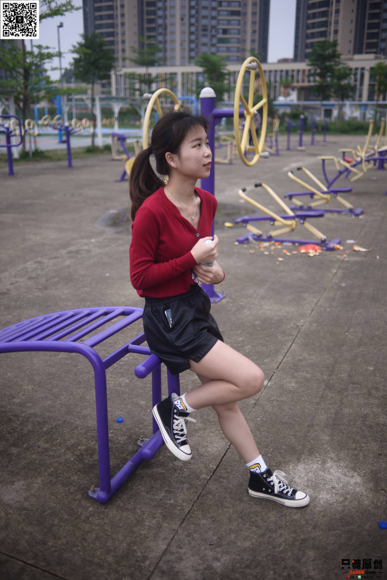 图片[45]-[只糖棉袜]NO.294 小茜 追赶日落[152P] – 速更版-美库