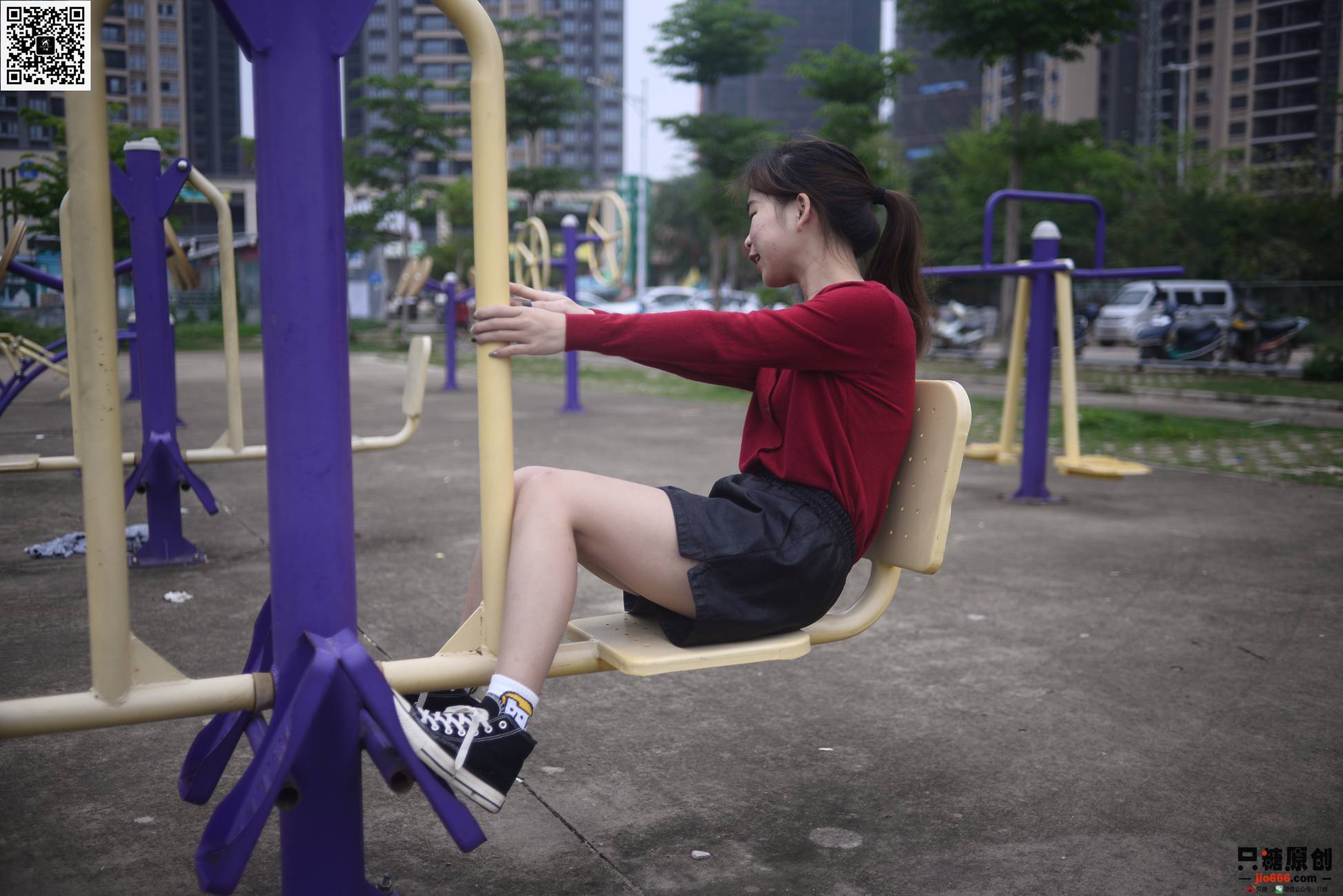 图片[79]-[只糖棉袜]NO.294 小茜 追赶日落[152P] – 速更版-美库