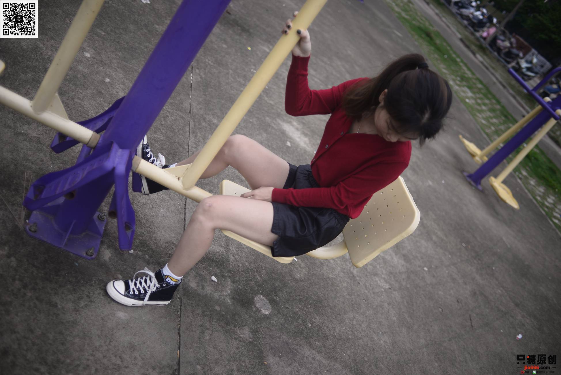 图片[80]-[只糖棉袜]NO.294 小茜 追赶日落[152P] – 速更版-美库