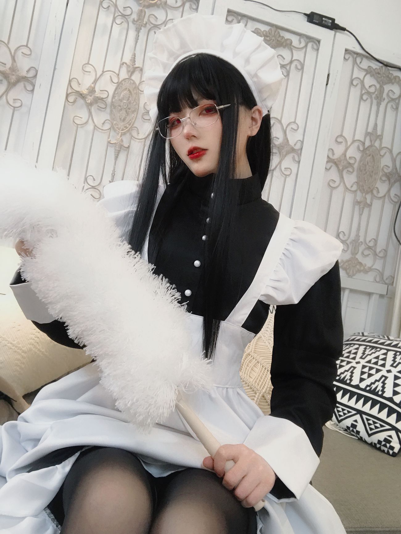 图片[14]-起司块wii – 黑丝女仆[76P] – 速更版-美库