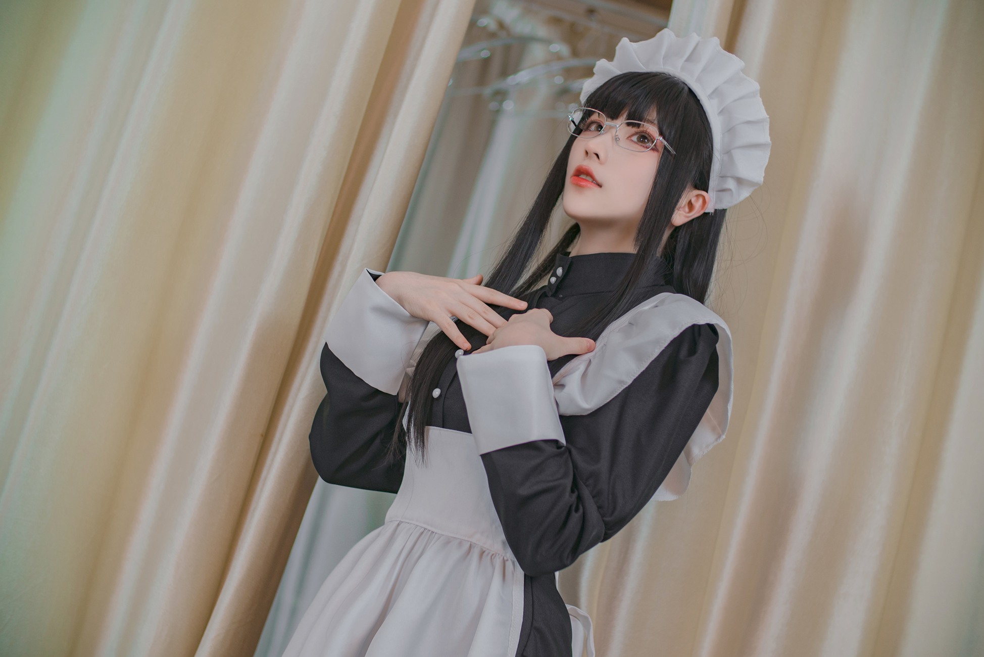 图片[31]-起司块wii – 黑丝女仆[76P] – 速更版-美库