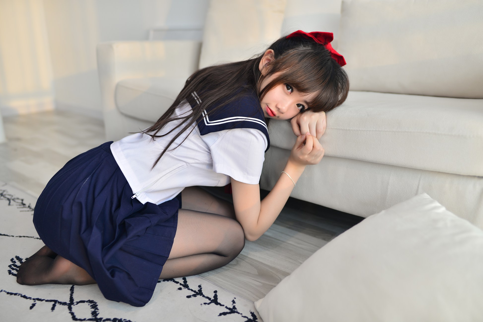 图片[26]-雪琪 – 黑丝JK死库水[65P] – 速更版-美库