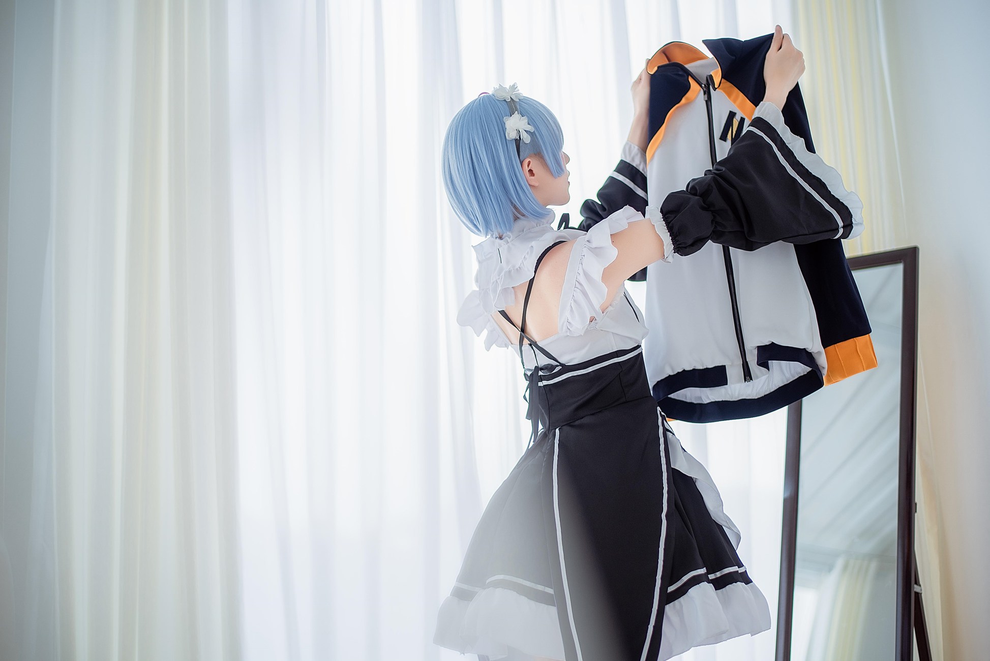 图片[10]-绮太郎Kitaro  – 蕾姆运动服[18P] – 速更版-美库