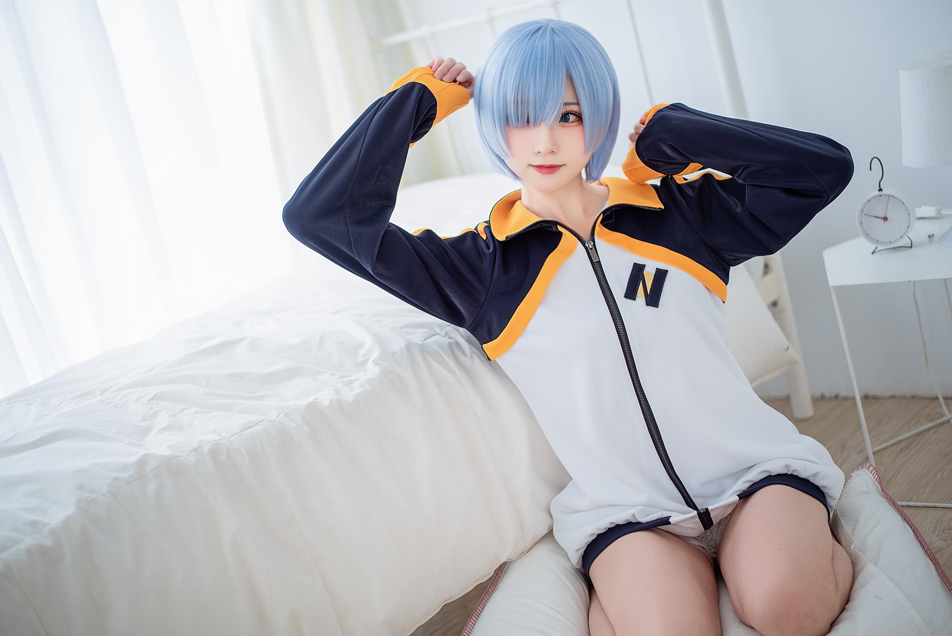 图片[19]-绮太郎Kitaro  – 蕾姆运动服[18P] – 速更版-美库