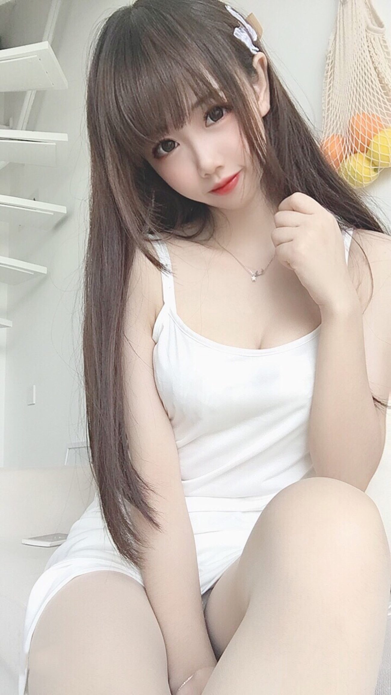 图片[58]-雪琪 – 肉丝吊带裙[62P] – 速更版-美库