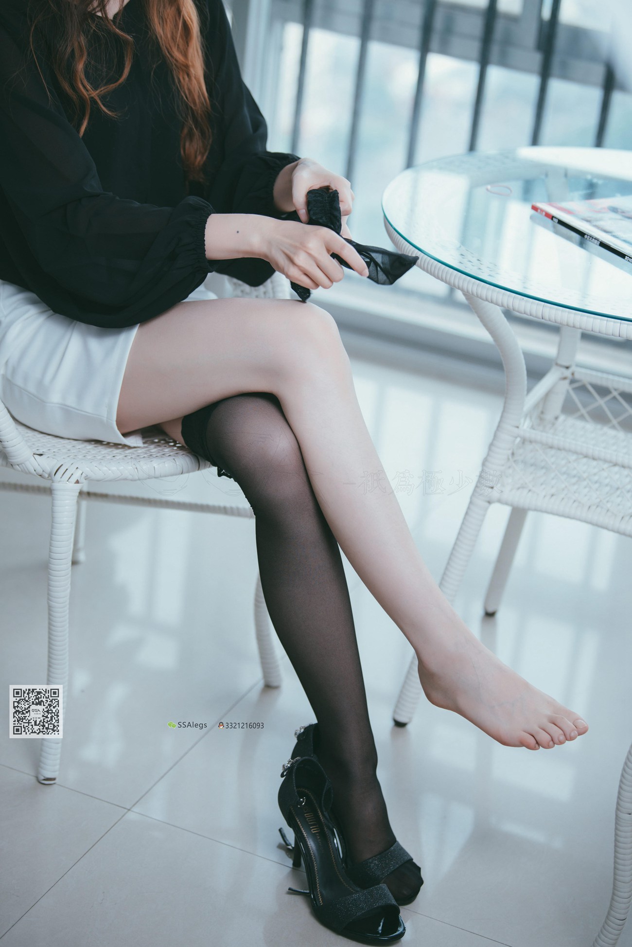 图片[70]-[SSA丝社]超清写真 NO.001 办公室职业装《绫》长筒黑丝[98P] – 速更版-美库