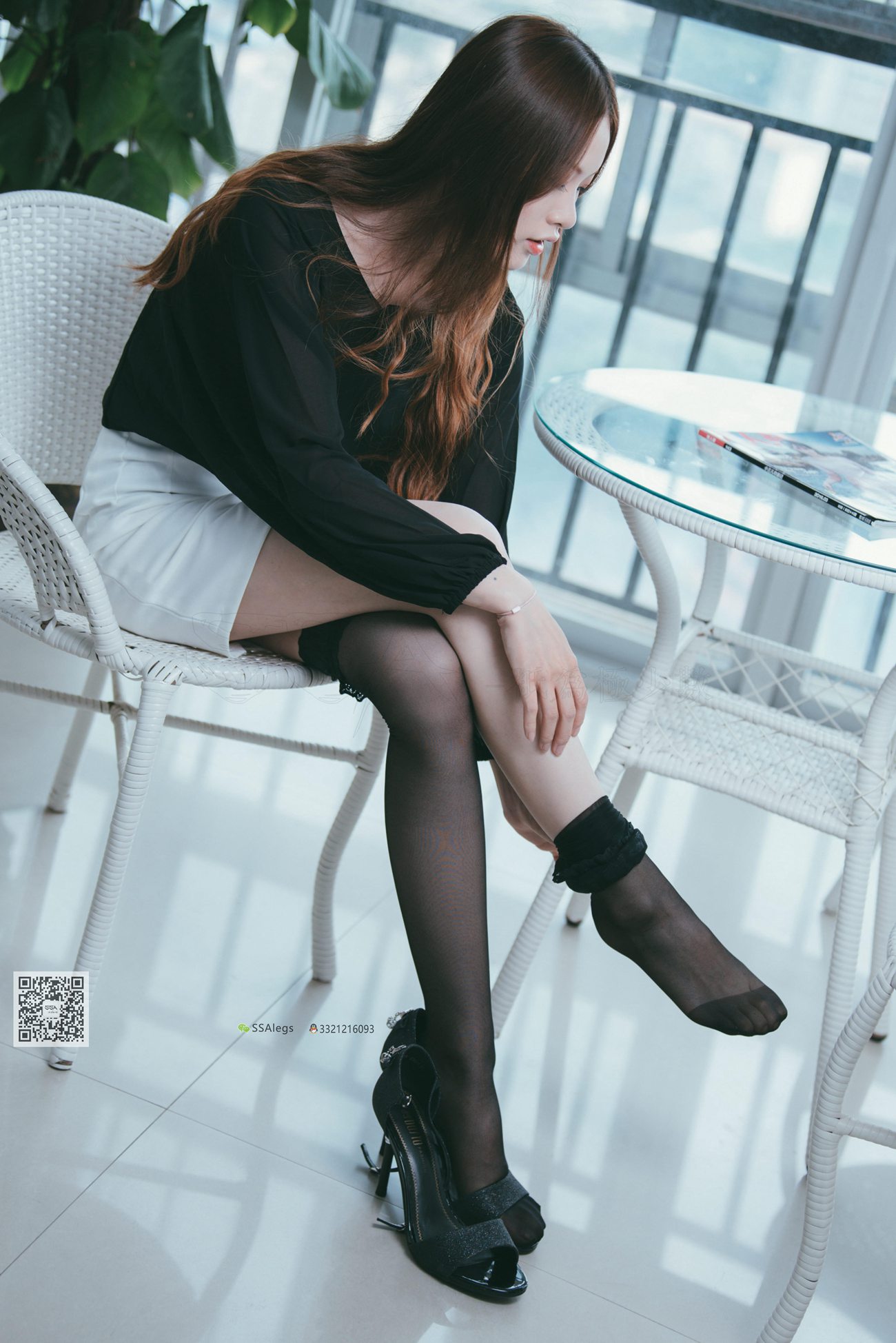 图片[71]-[SSA丝社]超清写真 NO.001 办公室职业装《绫》长筒黑丝[98P] – 速更版-美库