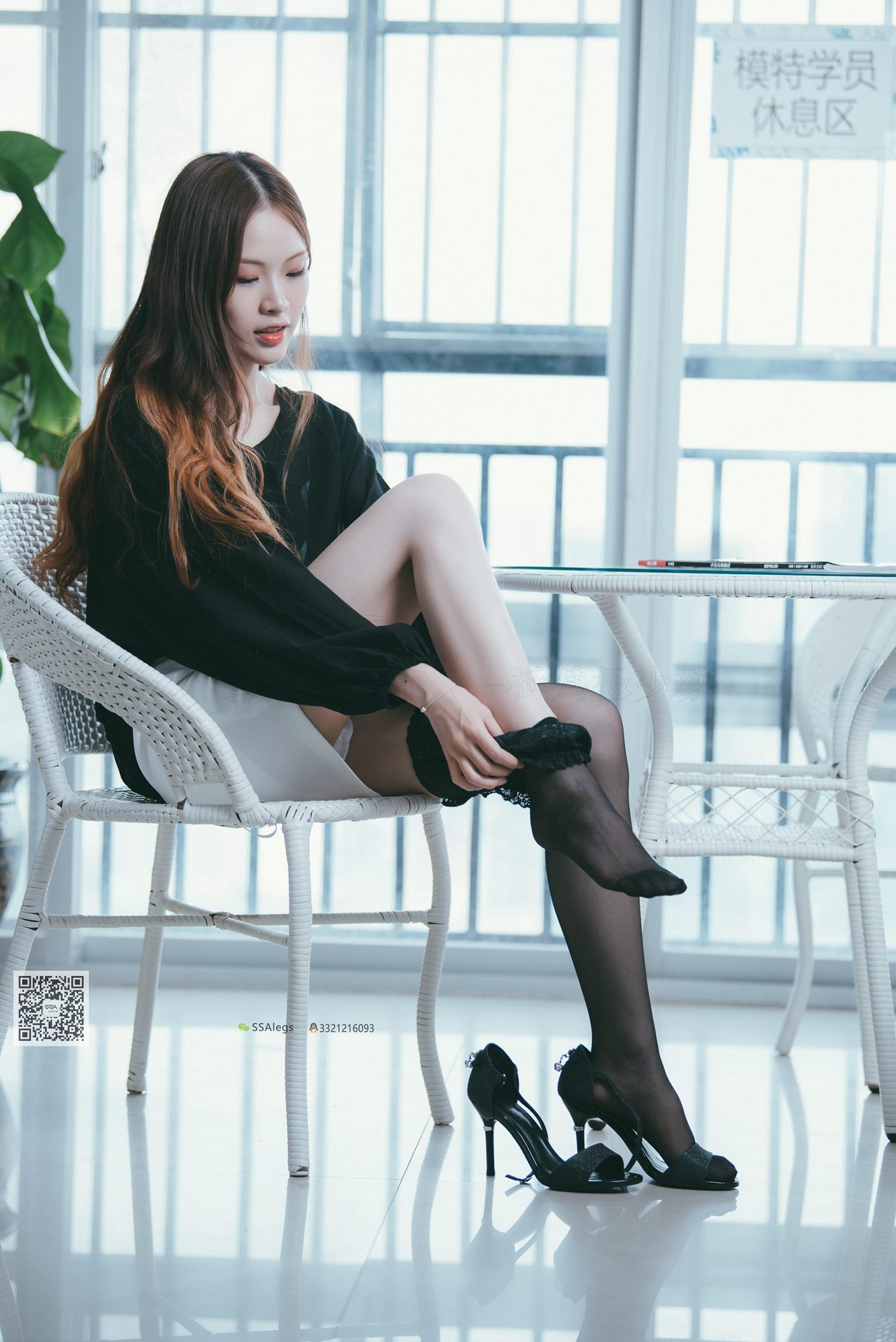 图片[85]-[SSA丝社]超清写真 NO.001 办公室职业装《绫》长筒黑丝[98P] – 速更版-美库