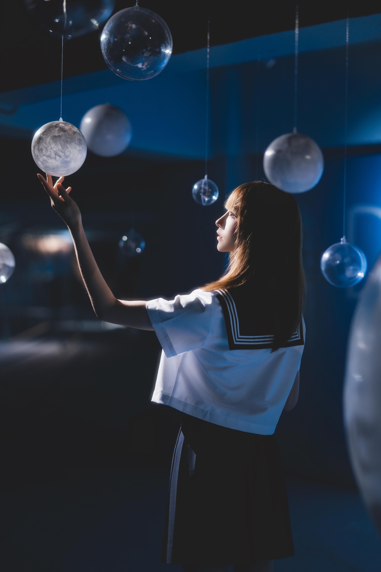 图片[10]-绮太郎Kitaro – 十分之七的蓝[25P] – 速更版-美库