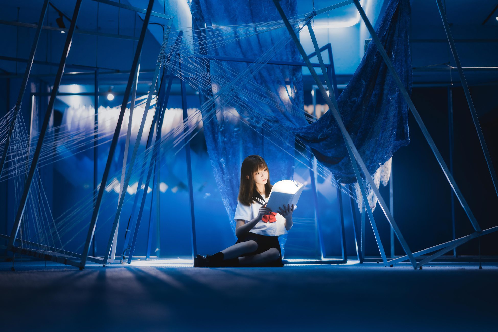 图片[12]-绮太郎Kitaro – 十分之七的蓝[25P] – 速更版-美库