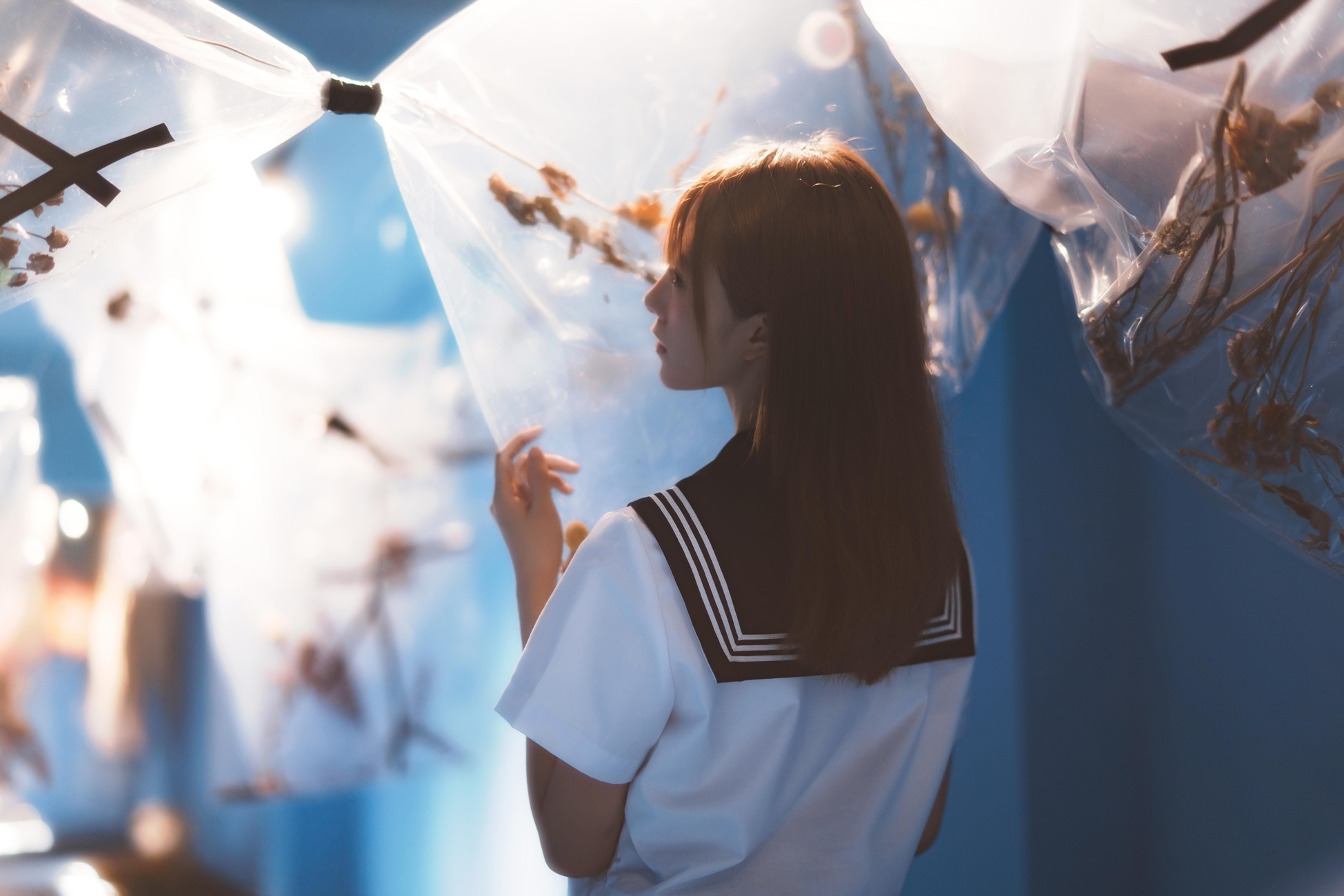 图片[22]-绮太郎Kitaro – 十分之七的蓝[25P] – 速更版-美库