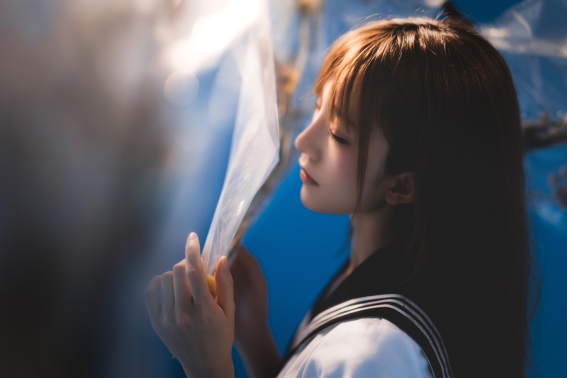 图片[24]-绮太郎Kitaro – 十分之七的蓝[25P] – 速更版-美库