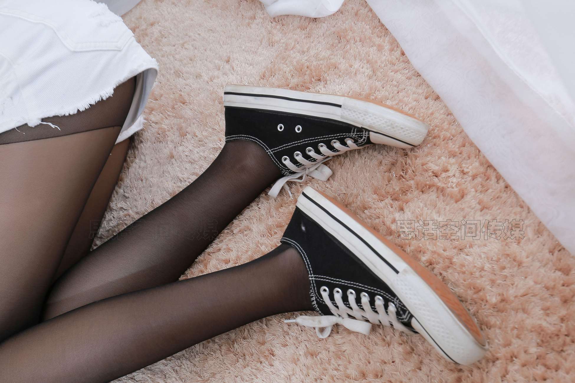 图片[26]-[SiHua思话]SJ009 曦然 黑丝热裤女孩[50P] – 速更版-美库