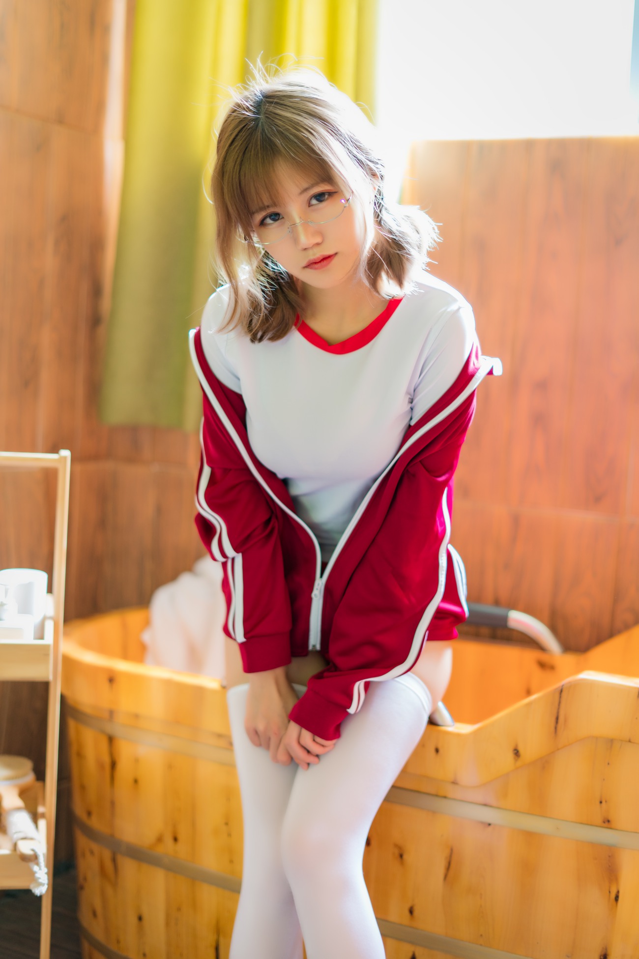 图片[32]-小仓千代w – 红色体操服[48P] – 速更版-美库