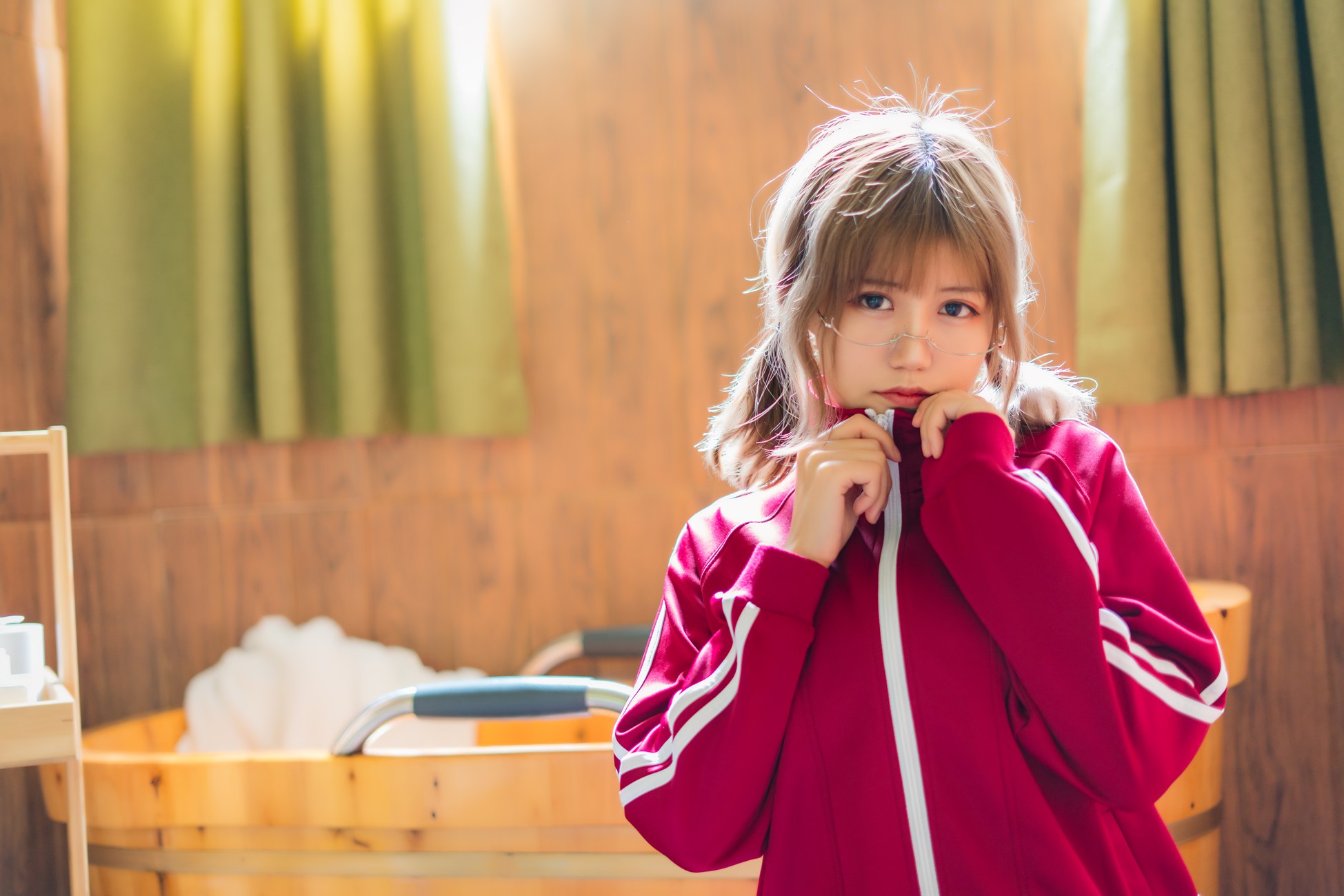 图片[35]-小仓千代w – 红色体操服[48P] – 速更版-美库