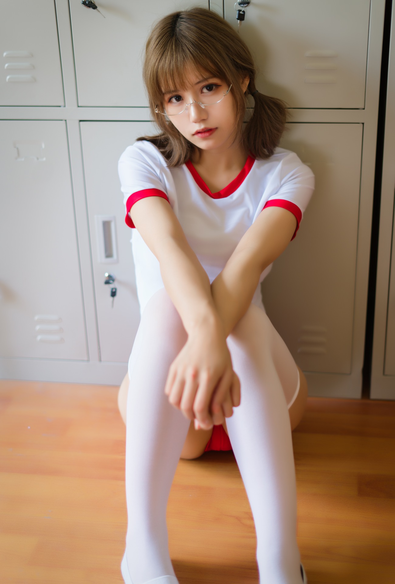 图片[39]-小仓千代w – 红色体操服[48P] – 速更版-美库