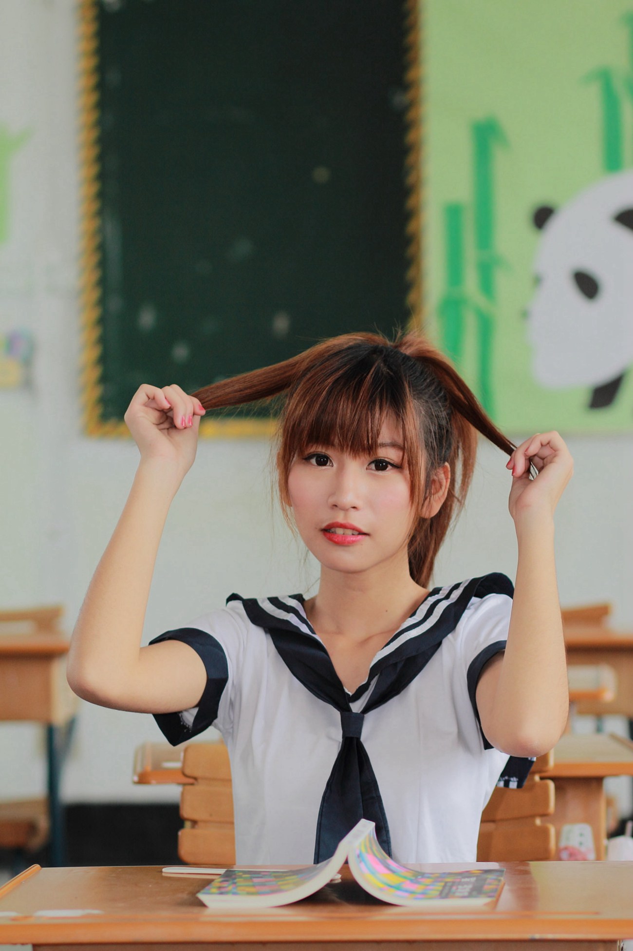 图片[30]-制服の女生 NO.001 林温蒂[51P] – 速更版-美库