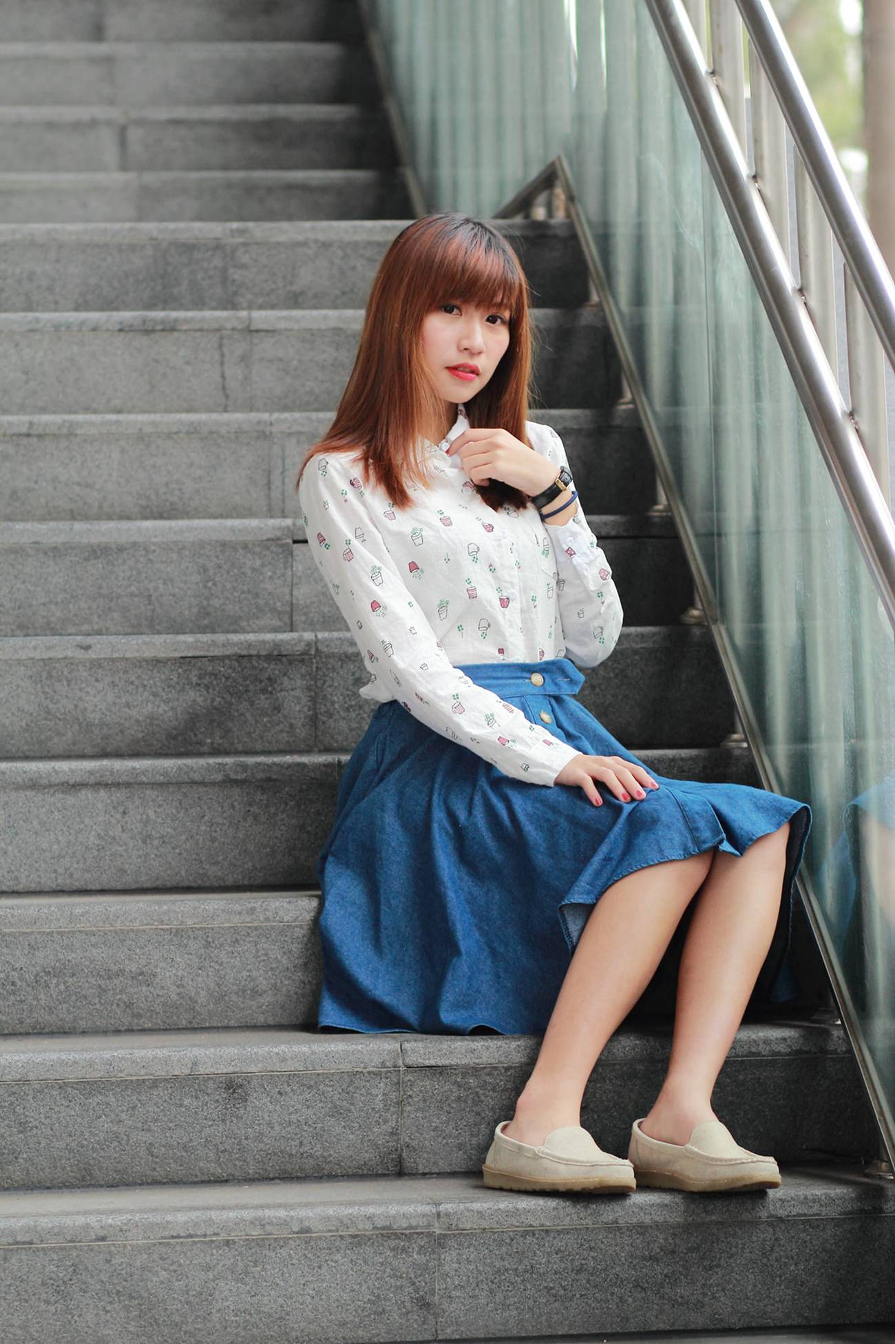 图片[35]-制服の女生 NO.001 林温蒂[51P] – 速更版-美库