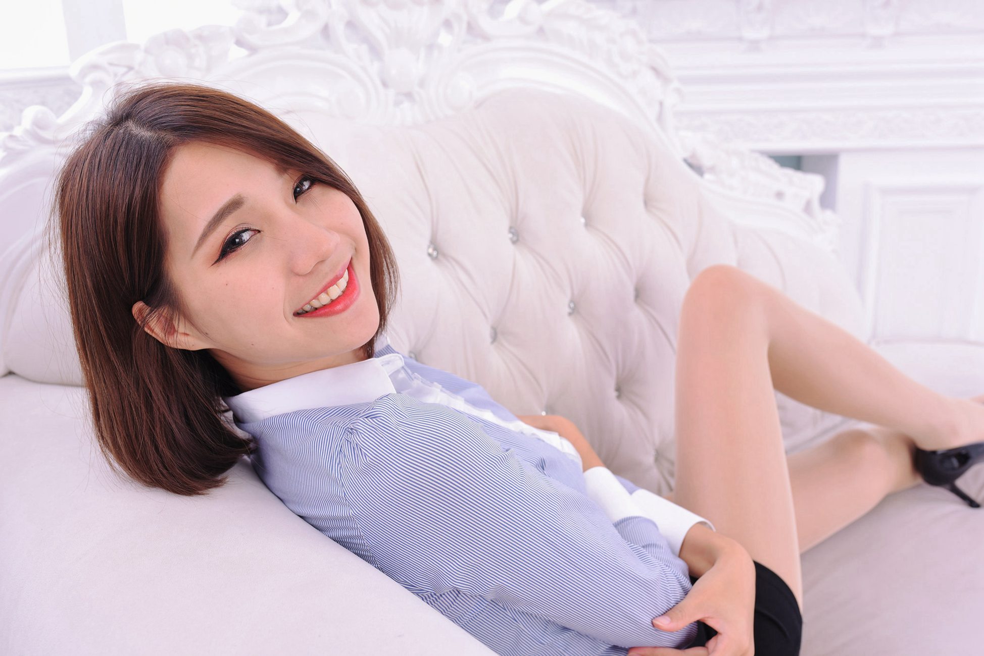 图片[42]-制服の女生 NO.003 黄竹萱 肉丝长腿[63P] – 速更版-美库