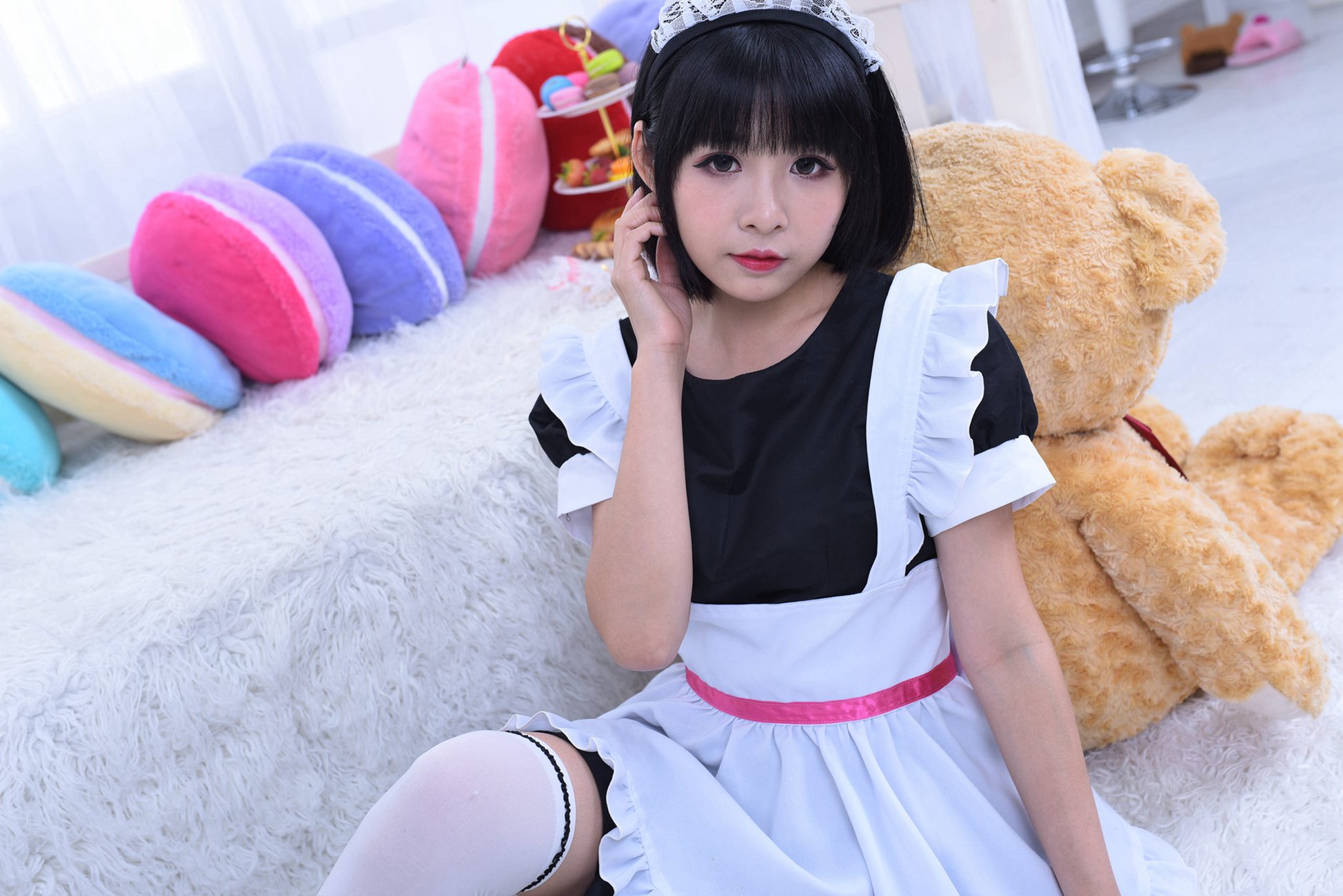 图片[28]-制服の女生 NO.004 海琳 护士与女仆[40P] – 速更版-美库