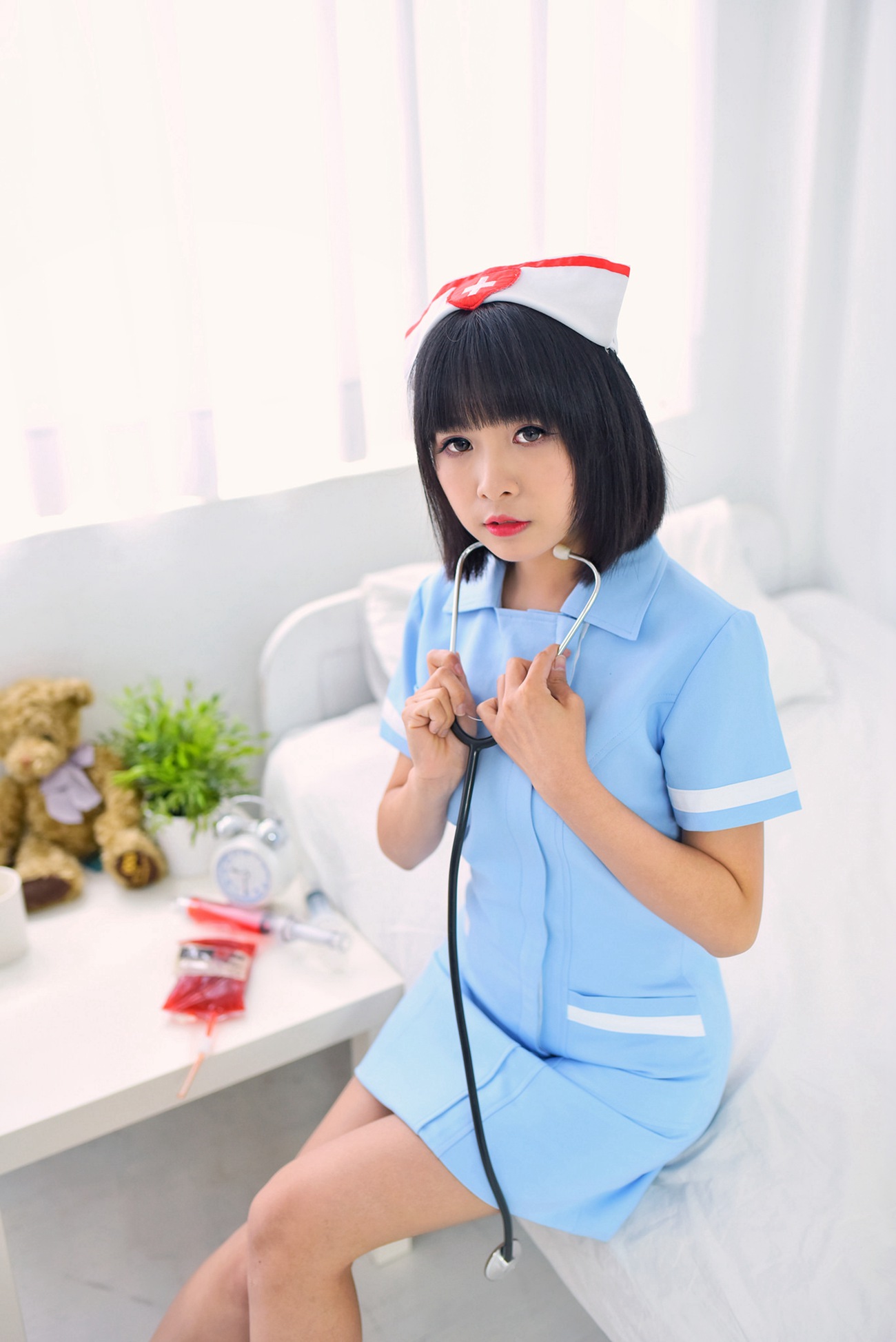 图片[32]-制服の女生 NO.004 海琳 护士与女仆[40P] – 速更版-美库