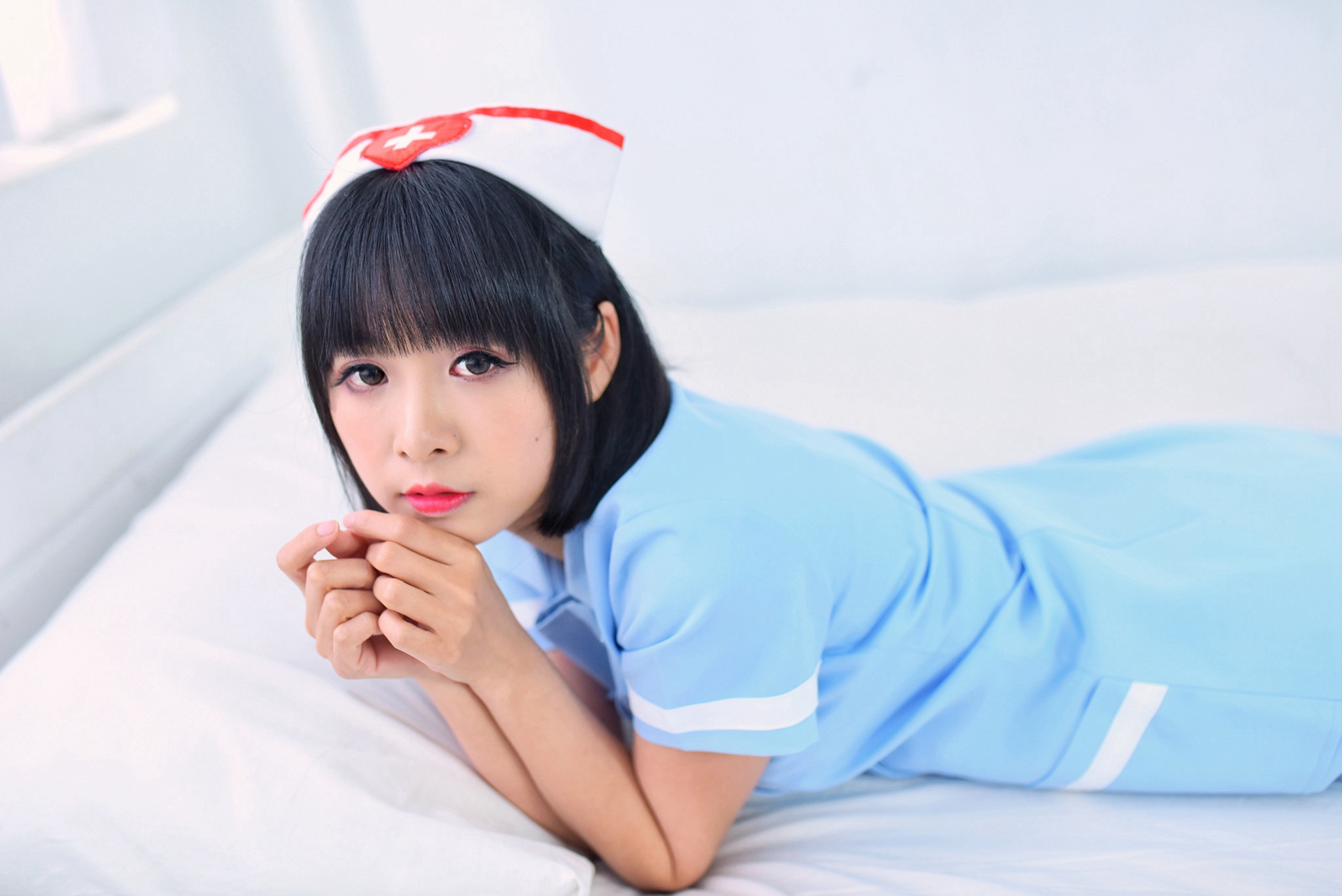 图片[38]-制服の女生 NO.004 海琳 护士与女仆[40P] – 速更版-美库