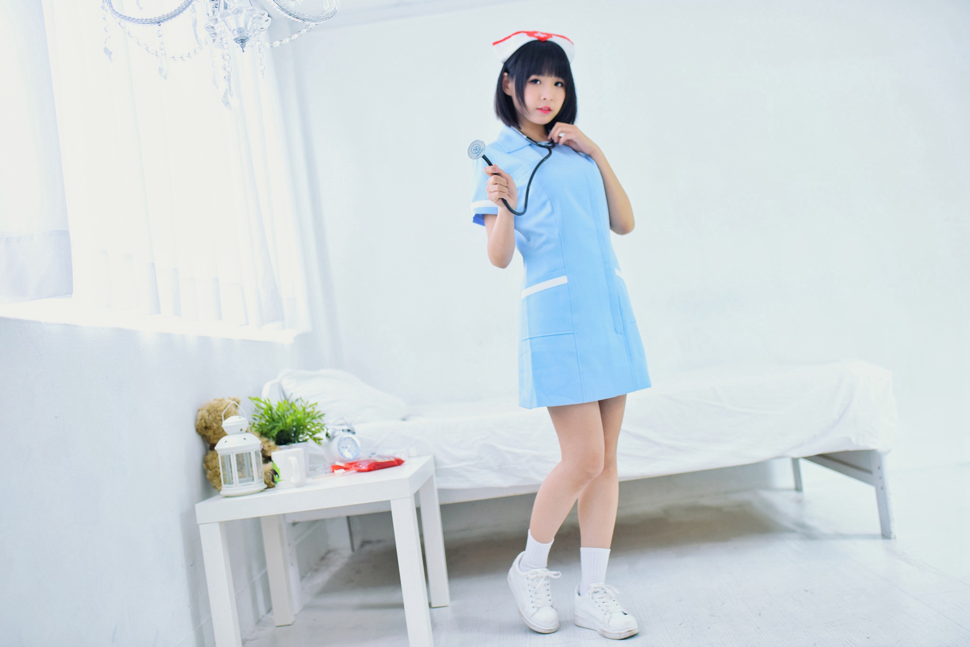 图片[37]-制服の女生 NO.004 海琳 护士与女仆[40P] – 速更版-美库