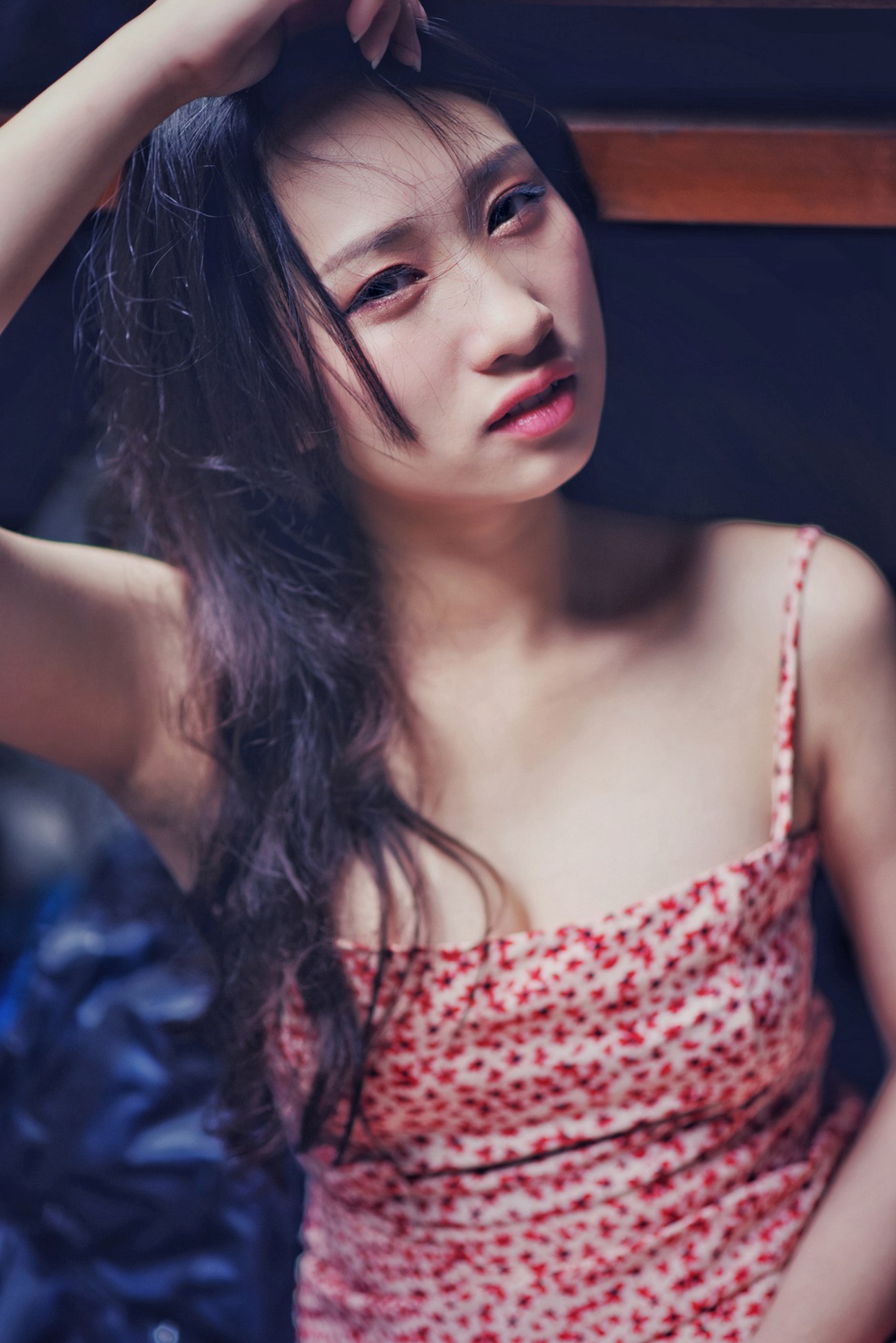 图片[16]-制服の女生 NO.006 岑晴晴 慵懒的性感[52P] – 速更版-美库