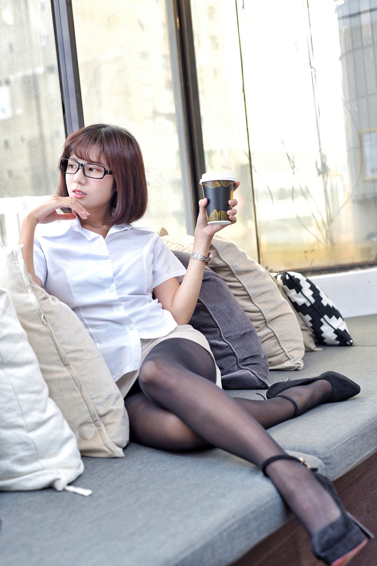 图片[30]-制服の女生 NO.005 方唯真 OL黑丝[29P] – 速更版-美库