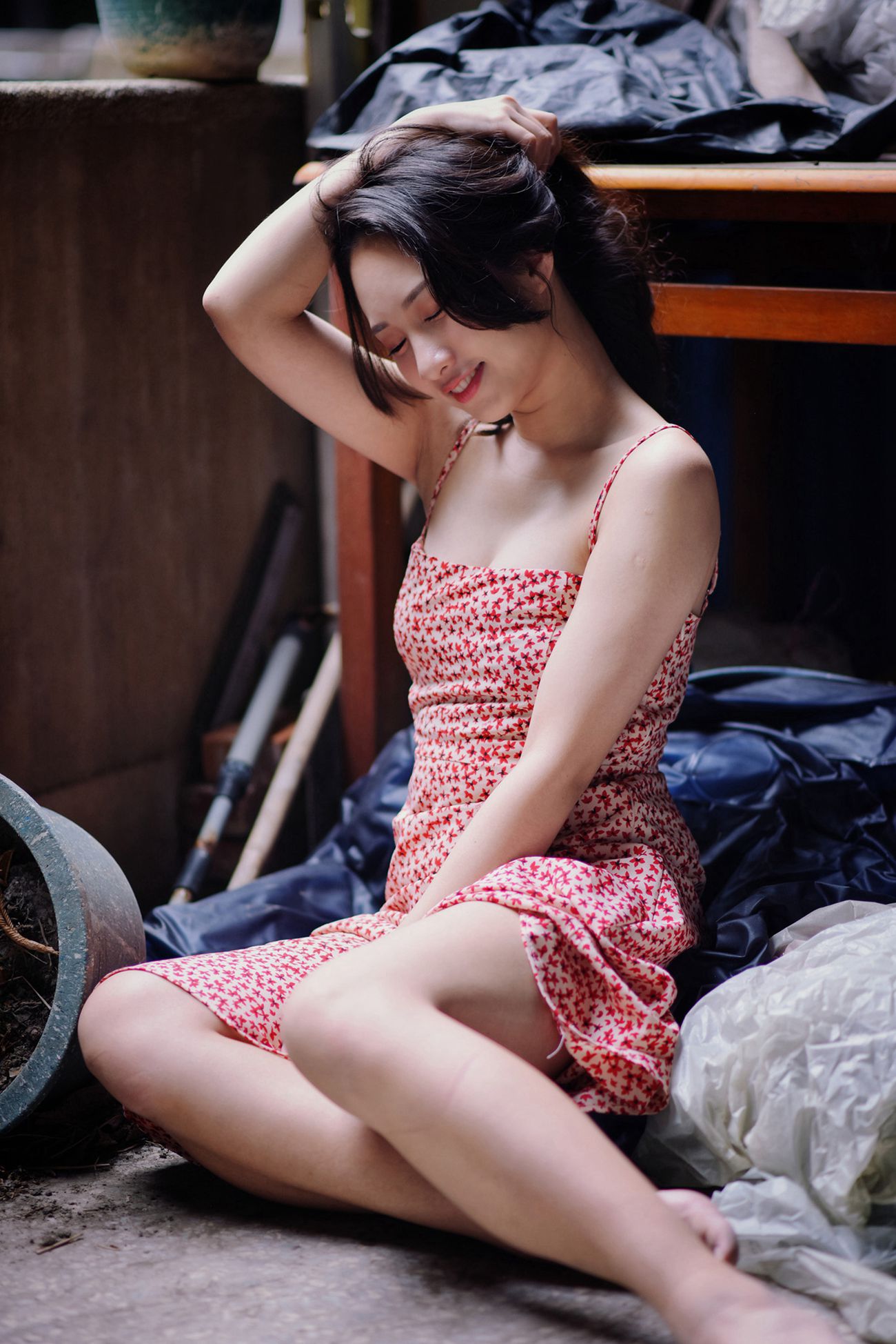 图片[21]-制服の女生 NO.006 岑晴晴 慵懒的性感[52P] – 速更版-美库