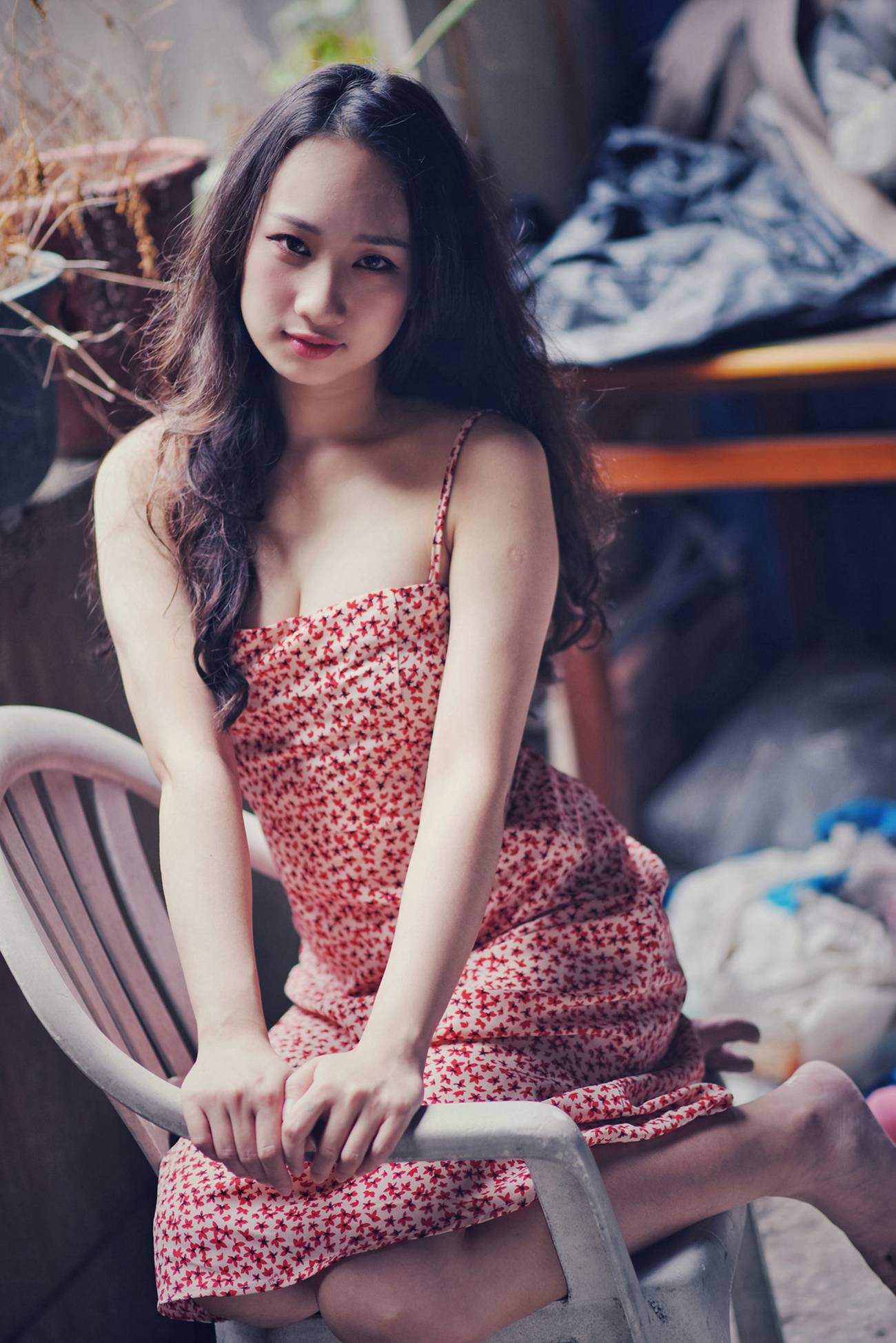 图片[29]-制服の女生 NO.006 岑晴晴 慵懒的性感[52P] – 速更版-美库