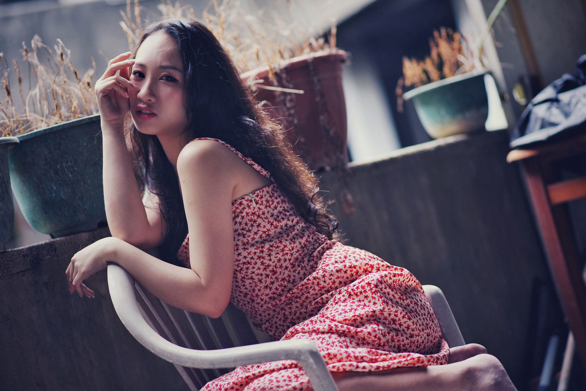 图片[30]-制服の女生 NO.006 岑晴晴 慵懒的性感[52P] – 速更版-美库