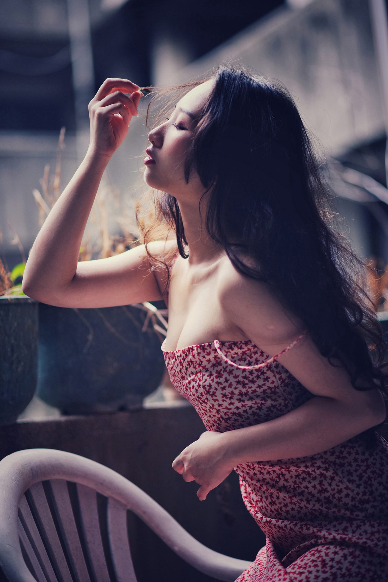 图片[32]-制服の女生 NO.006 岑晴晴 慵懒的性感[52P] – 速更版-美库