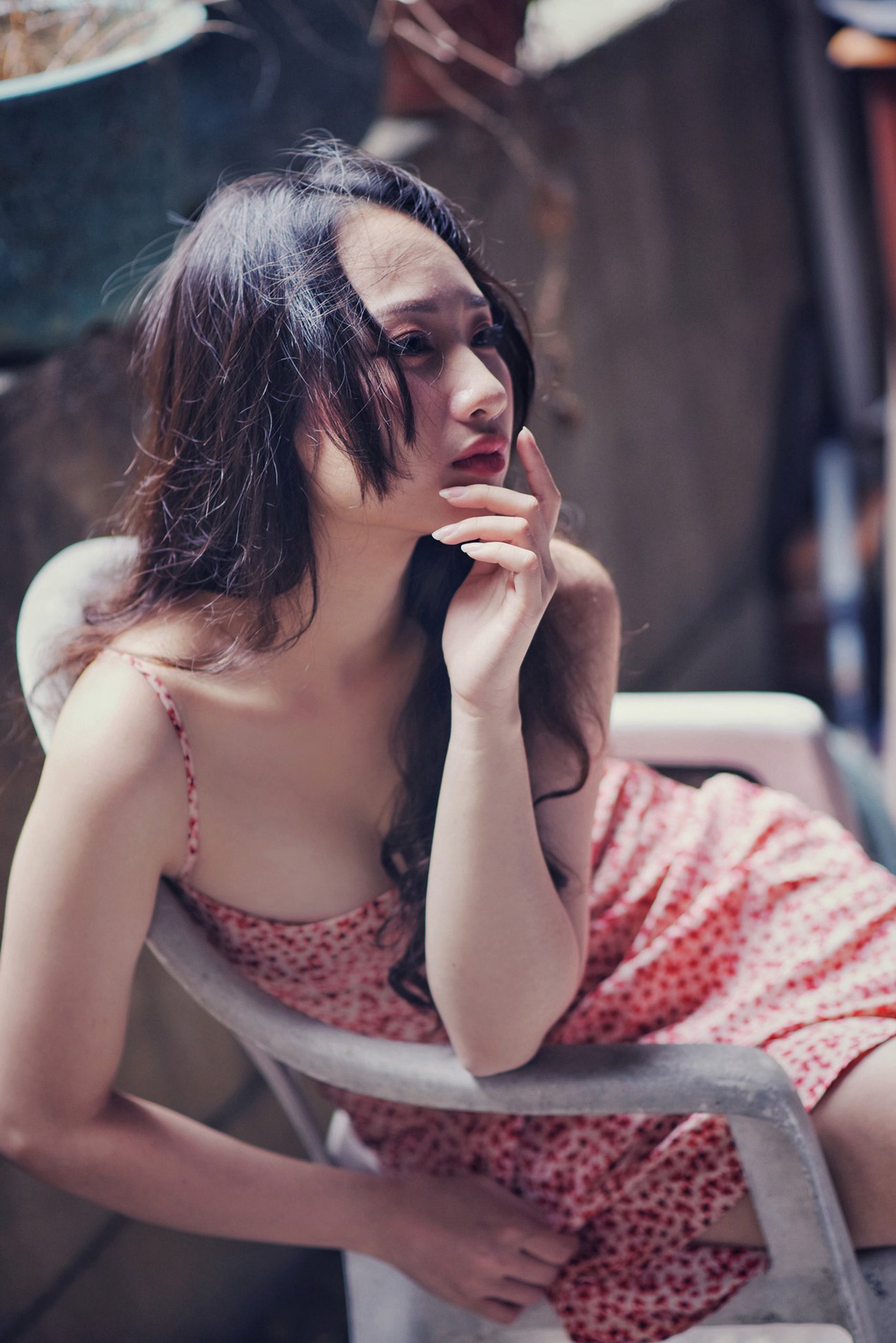 图片[38]-制服の女生 NO.006 岑晴晴 慵懒的性感[52P] – 速更版-美库