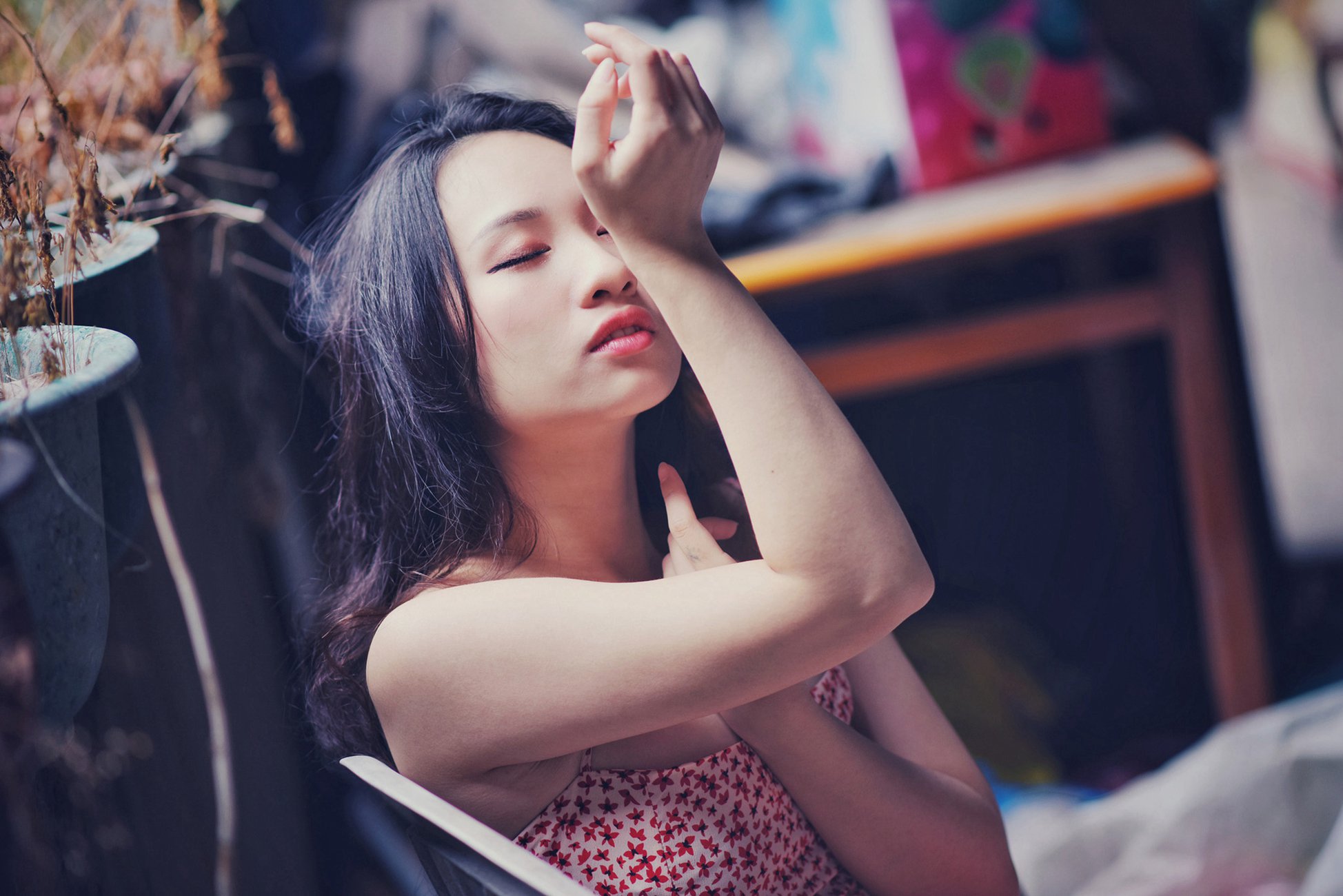 图片[39]-制服の女生 NO.006 岑晴晴 慵懒的性感[52P] – 速更版-美库