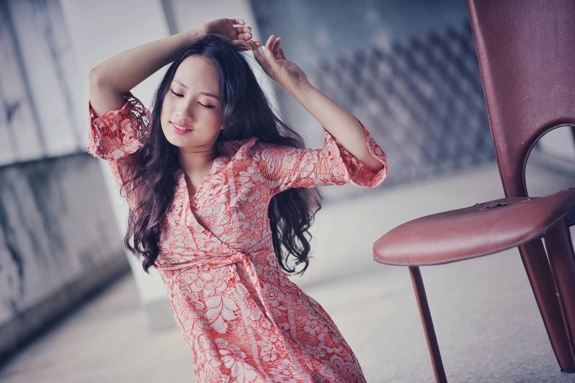 图片[52]-制服の女生 NO.006 岑晴晴 慵懒的性感[52P] – 速更版-美库