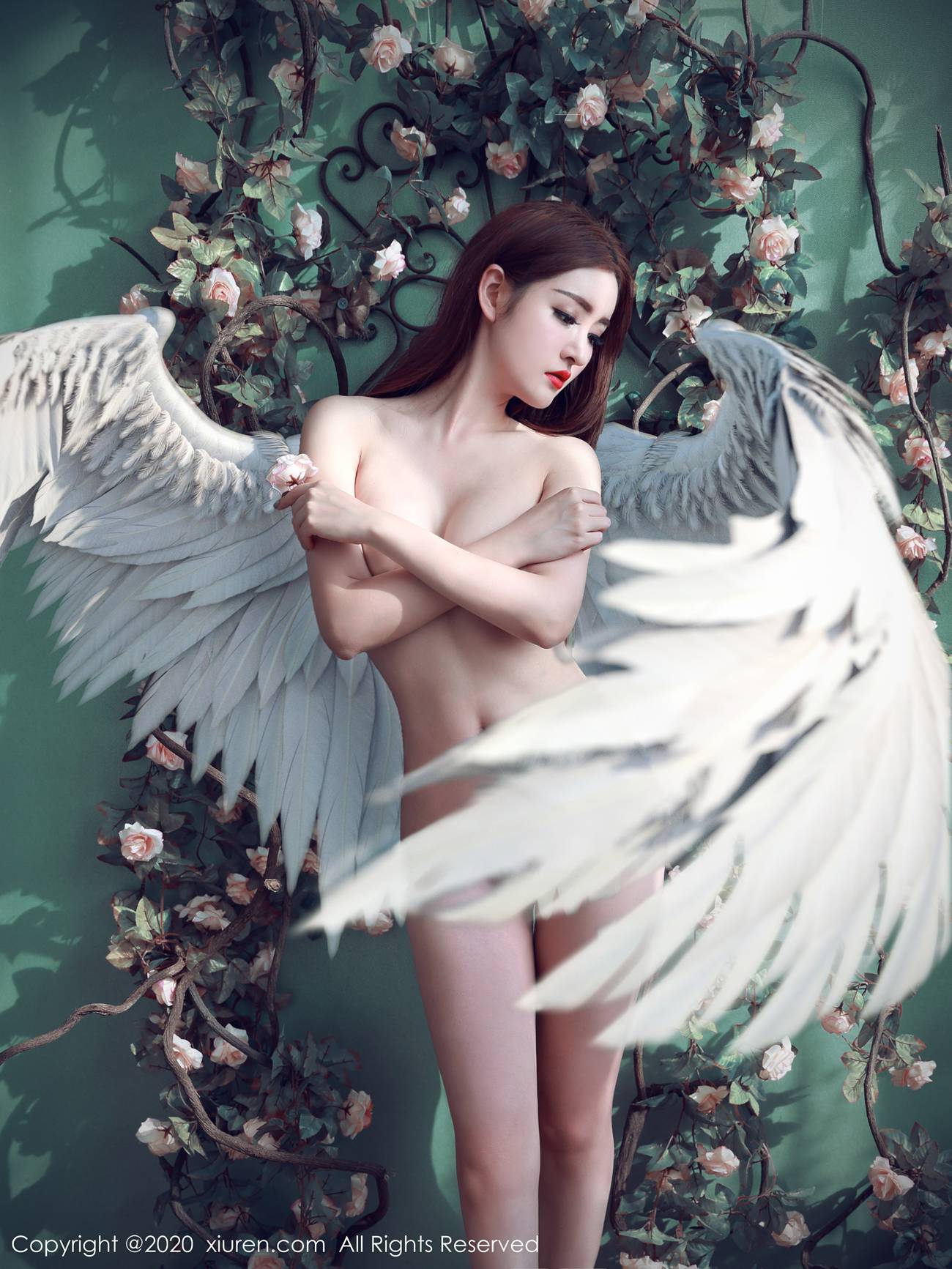 图片[39]-[Xiuren秀人网]XR20200219N01987 2020.02.19 NO.1987 花精灵主题 沈梦瑶[40+1P] – 速更版-美库