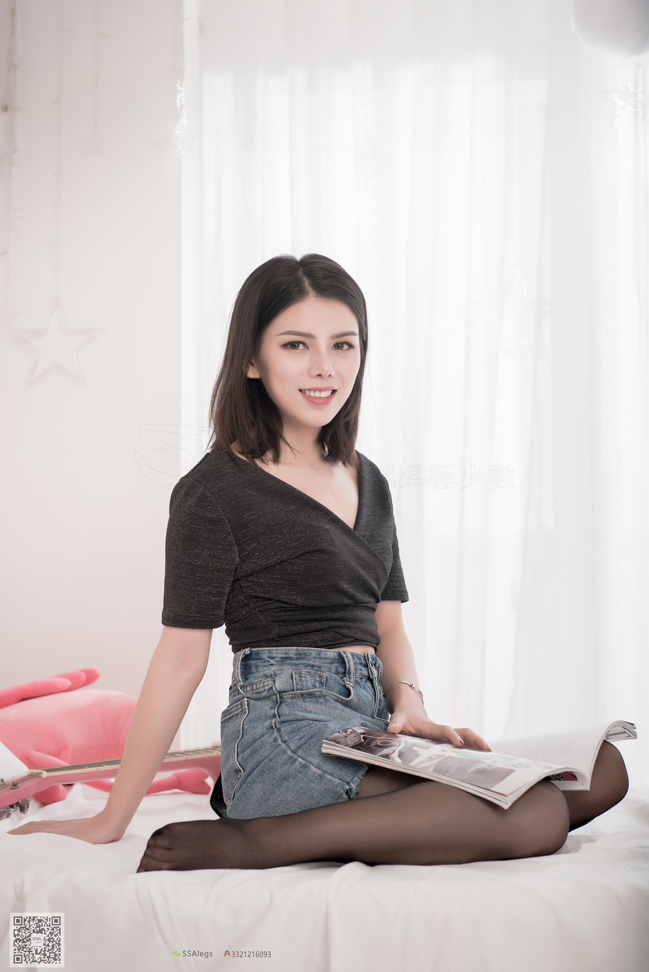 图片[28]-[SSA丝社]超清写真 NO.016 芷沫 牛仔裙穿搭示范[99P] – 速更版-美库