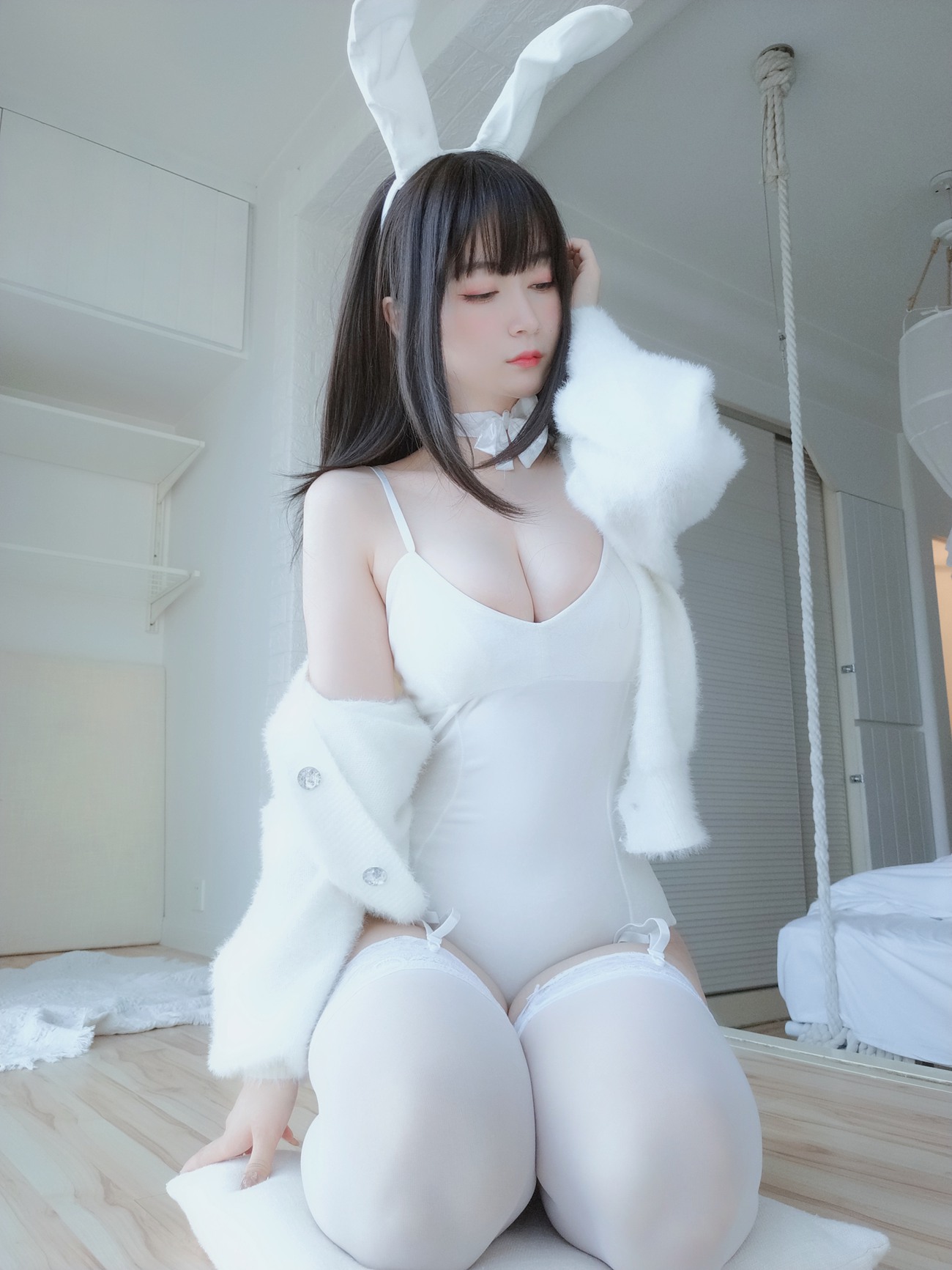 图片[75]-白银- 白丝兔子[89P] – 速更版-美库