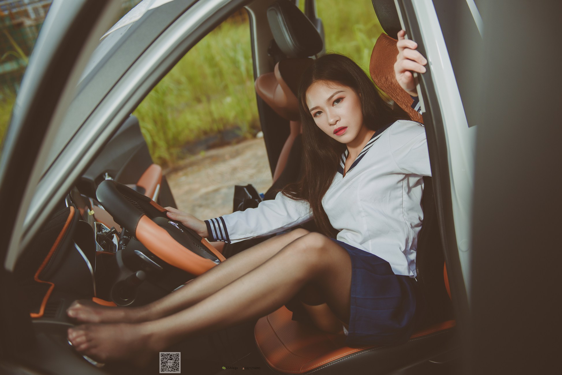 图片[12]-[SSA丝社]超清写真 NO.017 佳佳 小丝妹佳佳练车记[63P] – 速更版-美库