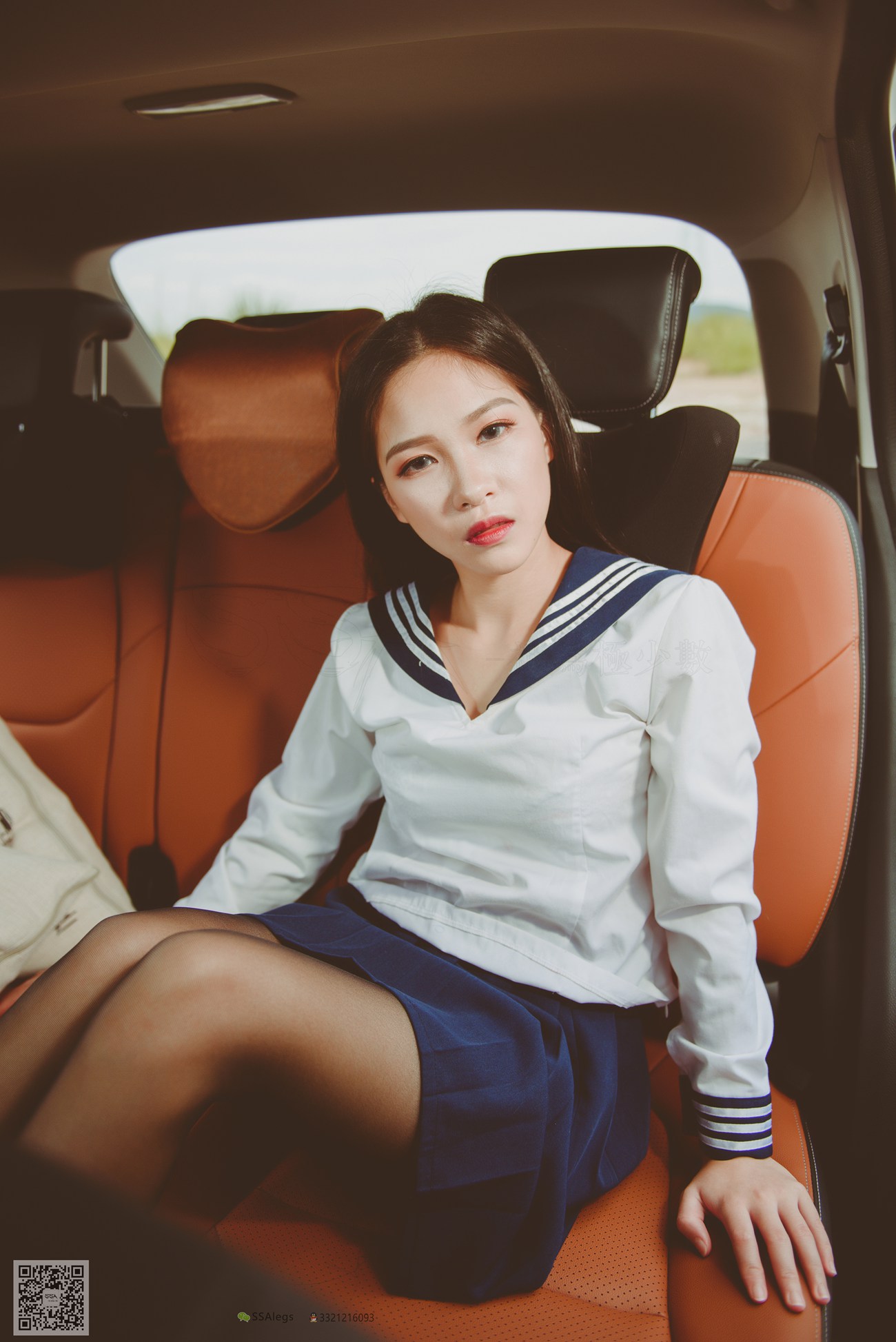 图片[17]-[SSA丝社]超清写真 NO.017 佳佳 小丝妹佳佳练车记[63P] – 速更版-美库