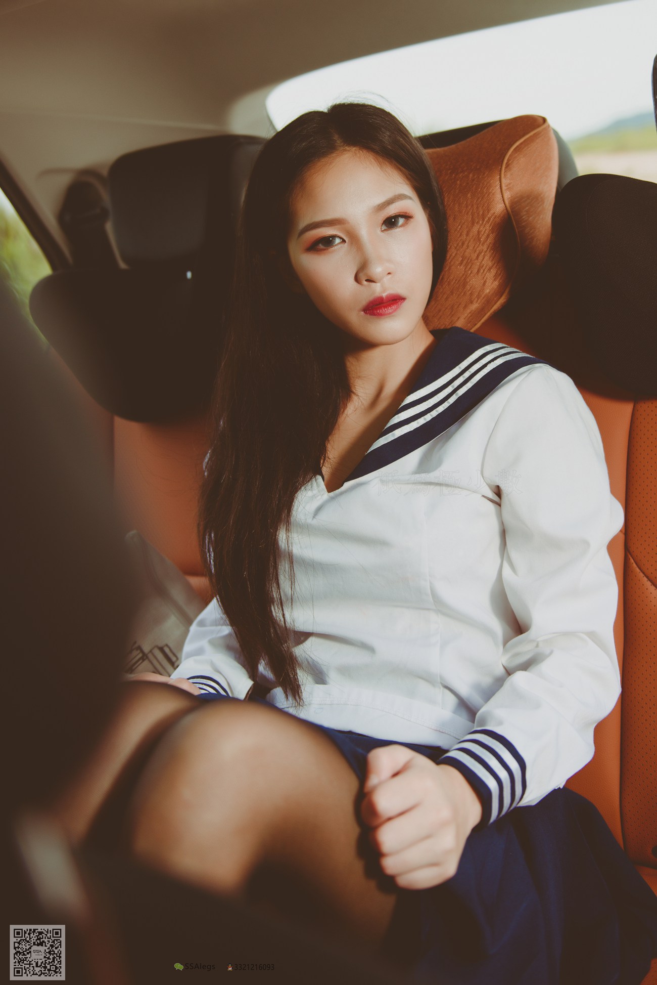 图片[20]-[SSA丝社]超清写真 NO.017 佳佳 小丝妹佳佳练车记[63P] – 速更版-美库