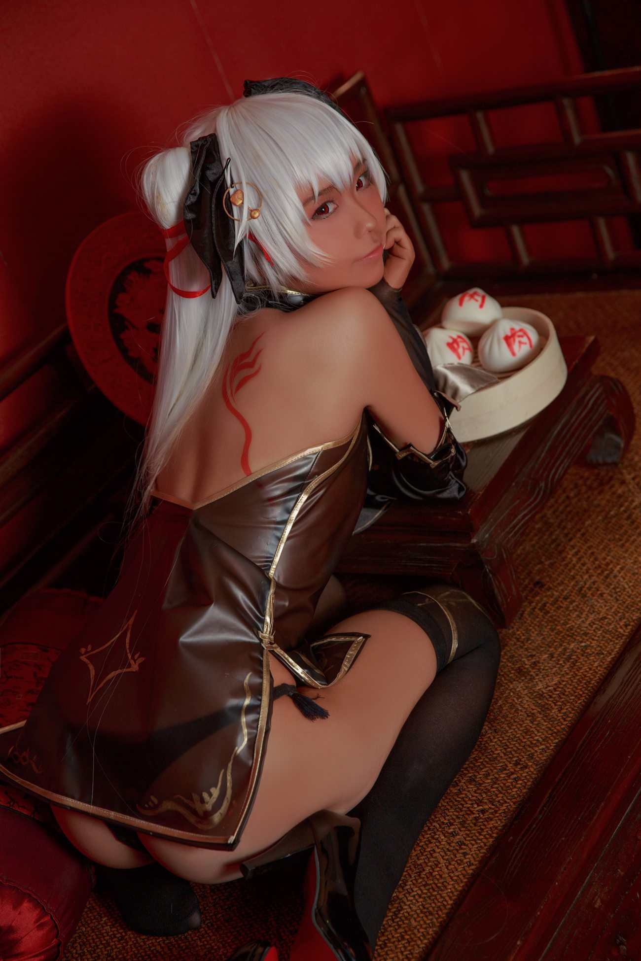 图片[14]-G44不会受伤 – 褐色旗袍娘[18P] – 速更版-美库